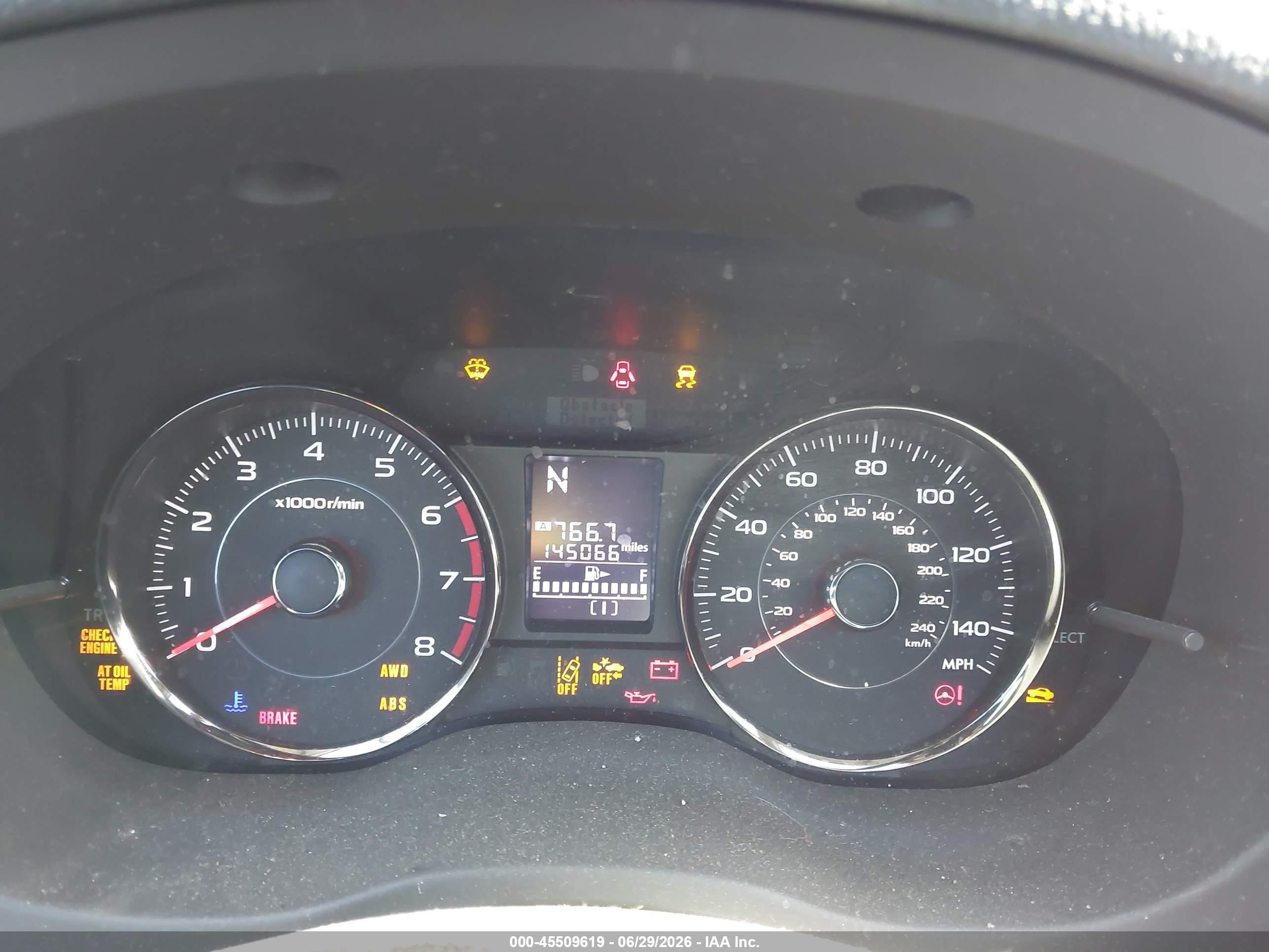 2015 Subaru Forester 2.0xt Touring Gray vin: JF2SJGWC7FH461532