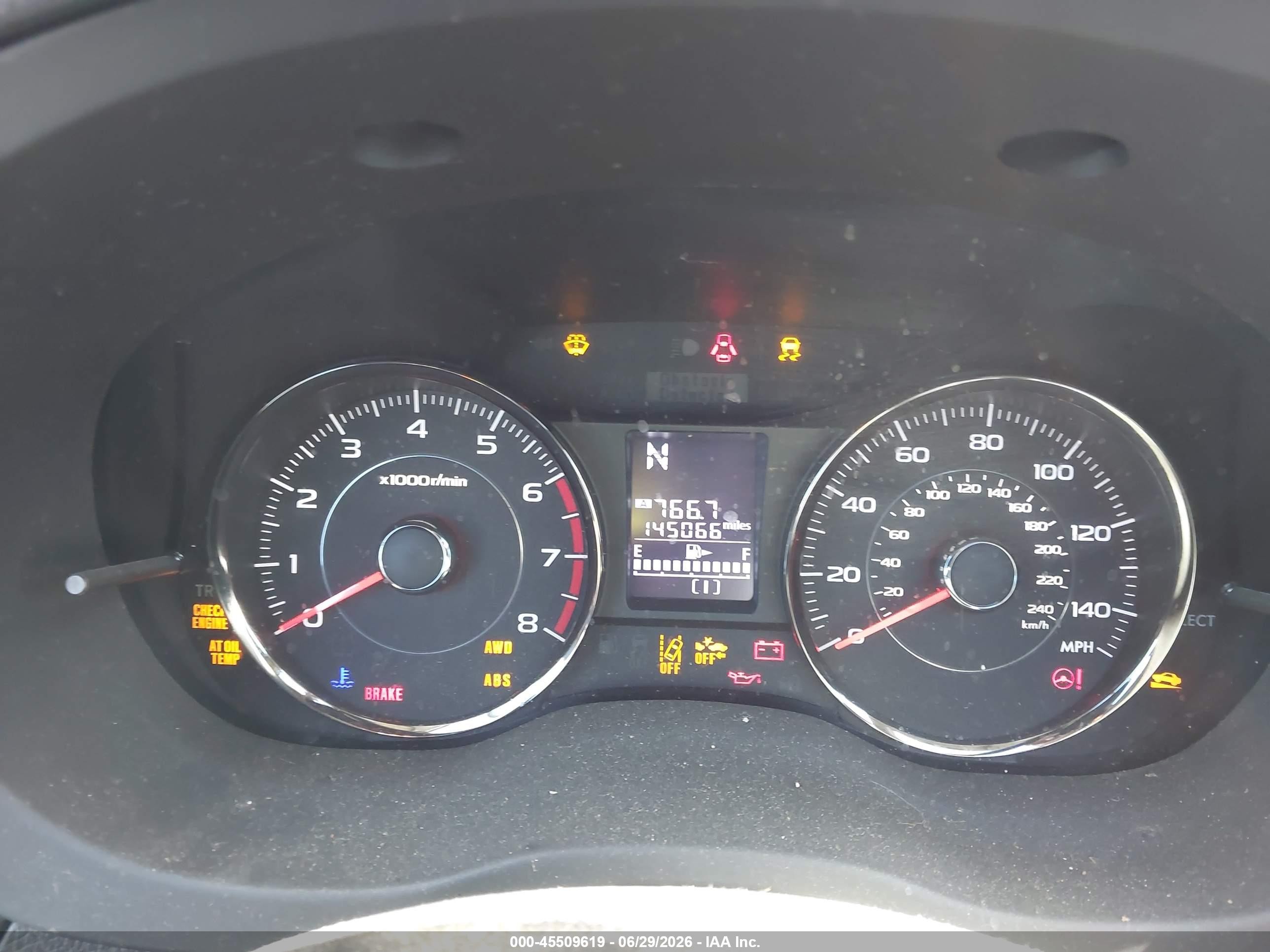 2015 Subaru Forester 2.0xt Touring Gray vin: JF2SJGWC7FH461532