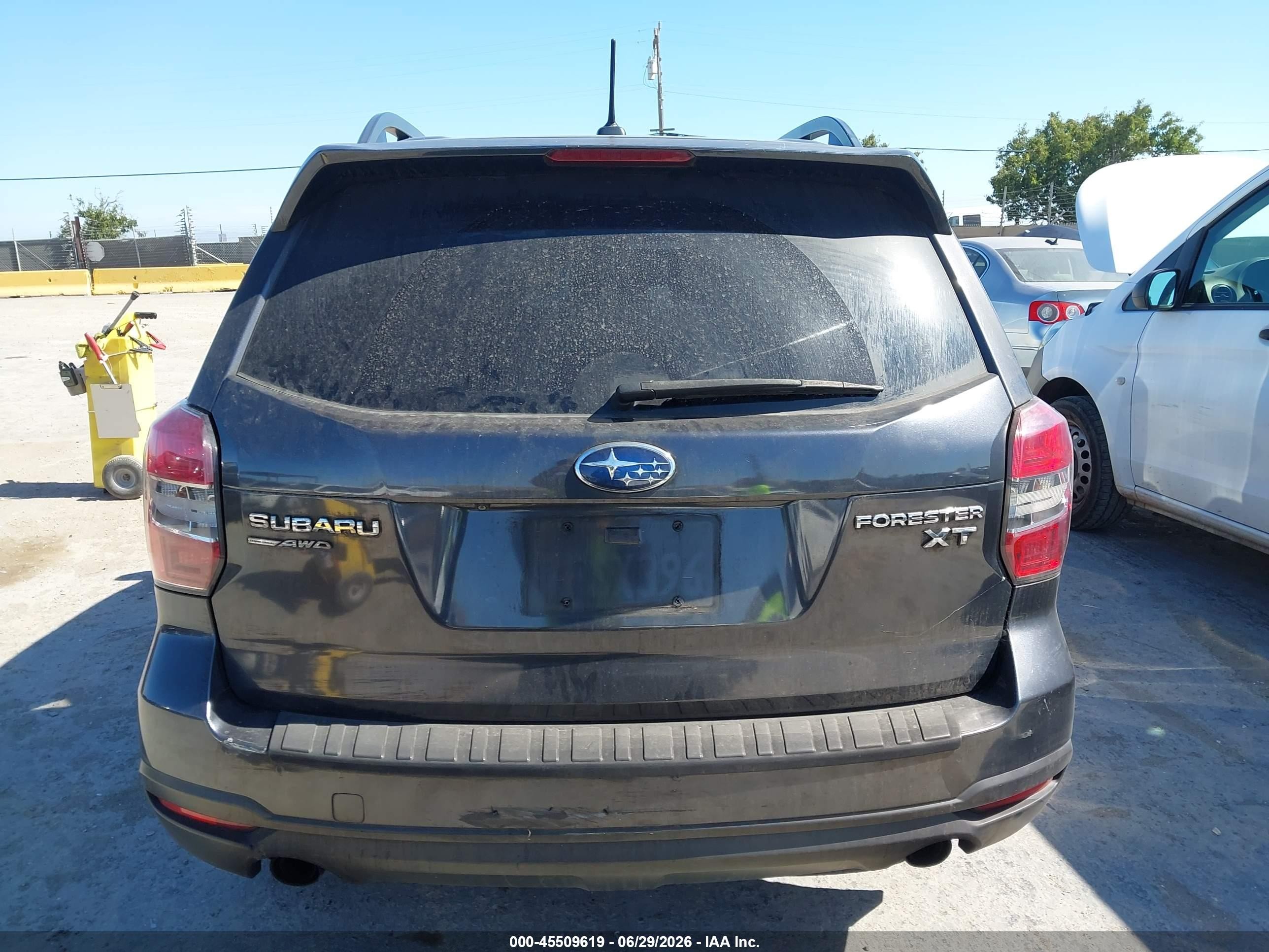 2015 Subaru Forester 2.0xt Touring Gray vin: JF2SJGWC7FH461532