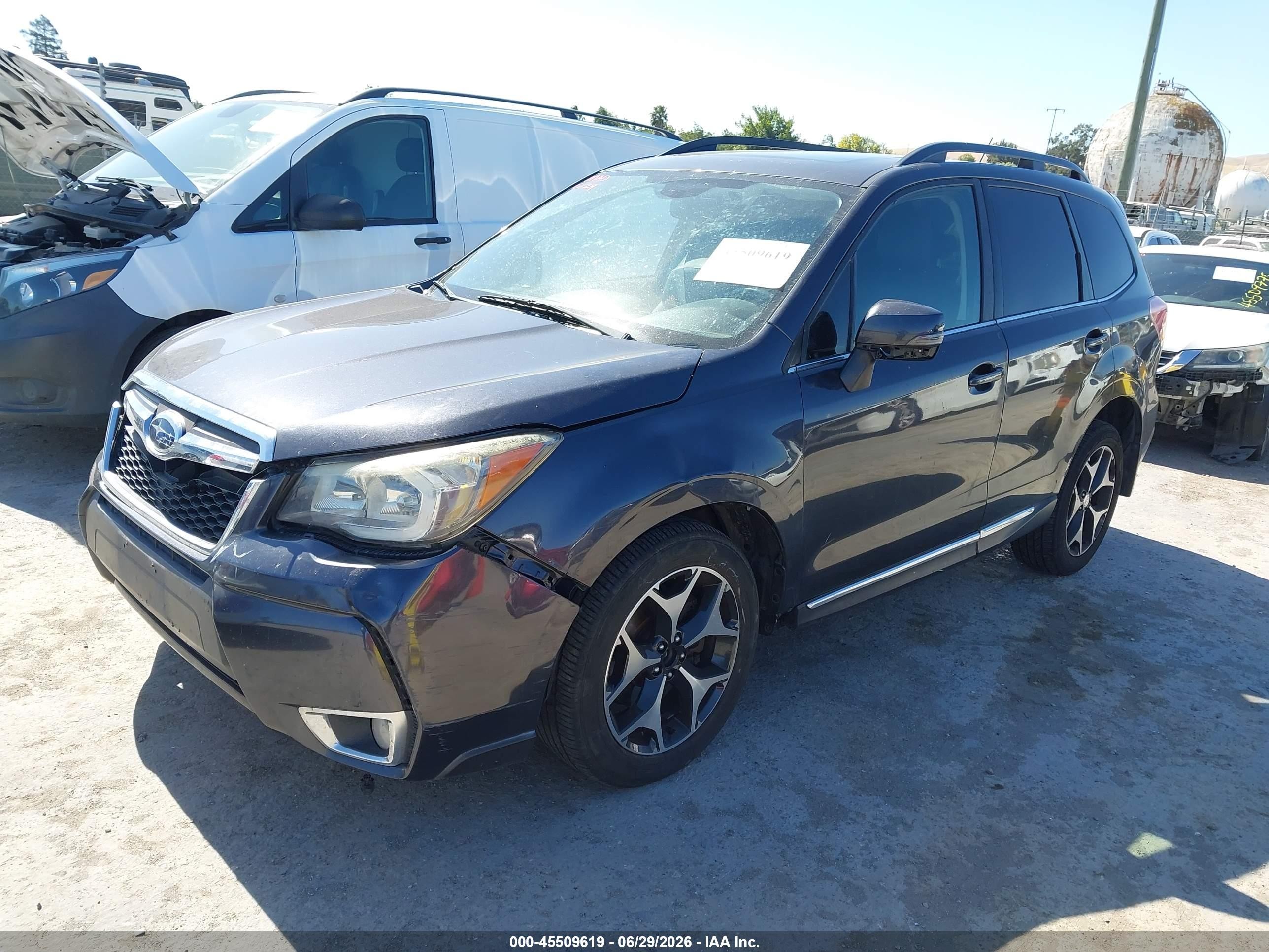 2015 Subaru Forester 2.0xt Touring Gray vin: JF2SJGWC7FH461532