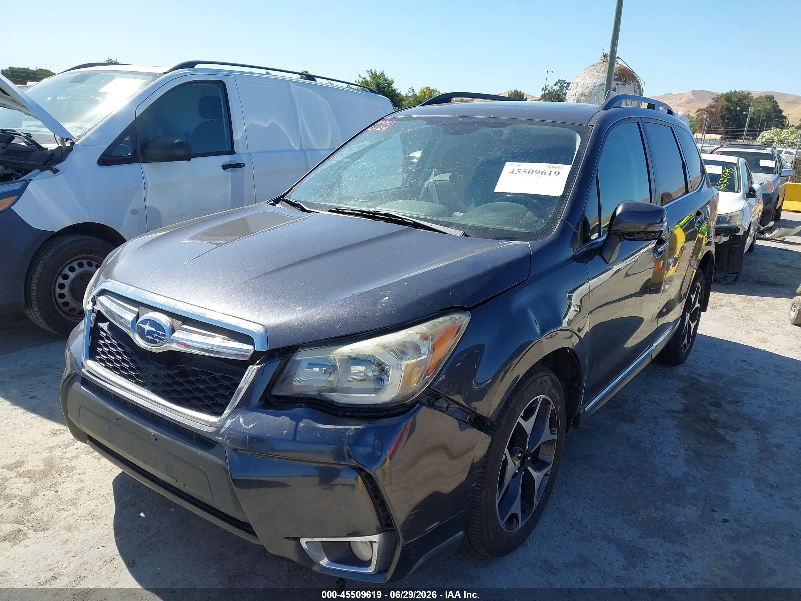 2015 Subaru Forester 2.0xt Touring Gray vin: JF2SJGWC7FH461532