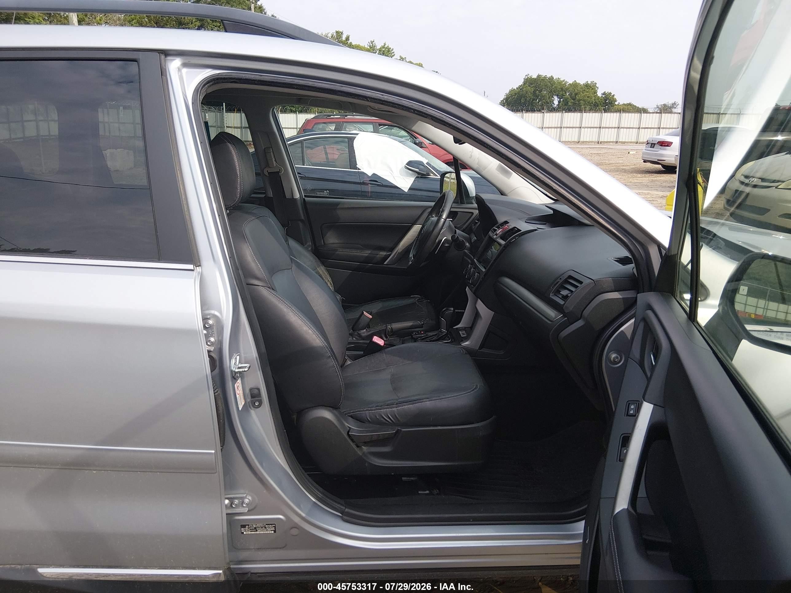 2015 Subaru Forester 2.0xt Touring Silver vin: JF2SJGWC8FH421072