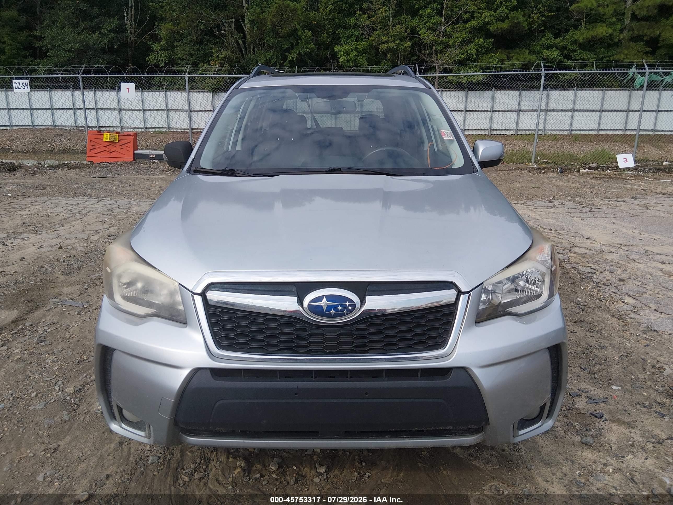 2015 Subaru Forester 2.0xt Touring Silver vin: JF2SJGWC8FH421072