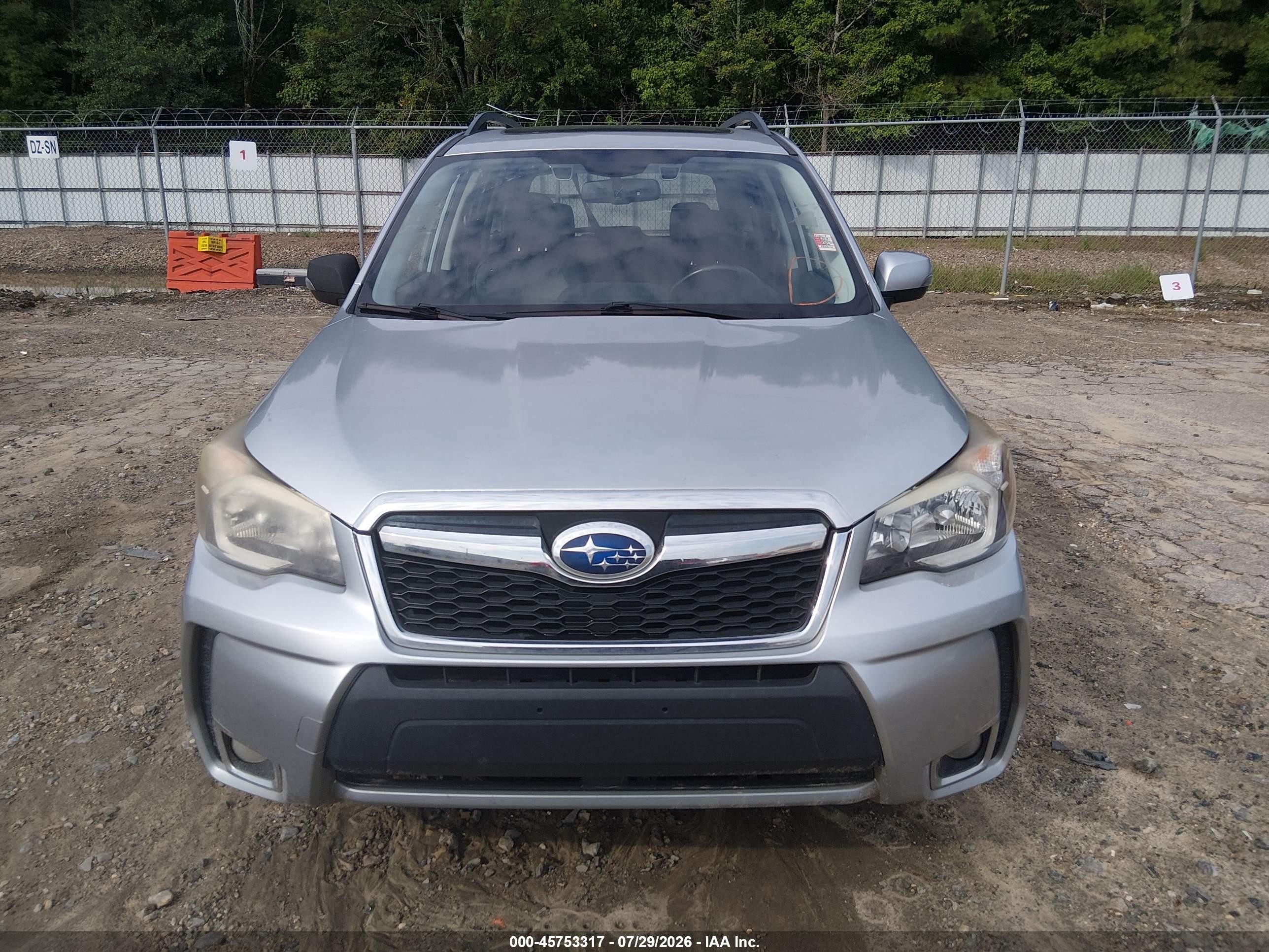 2015 Subaru Forester 2.0xt Touring Silver vin: JF2SJGWC8FH421072