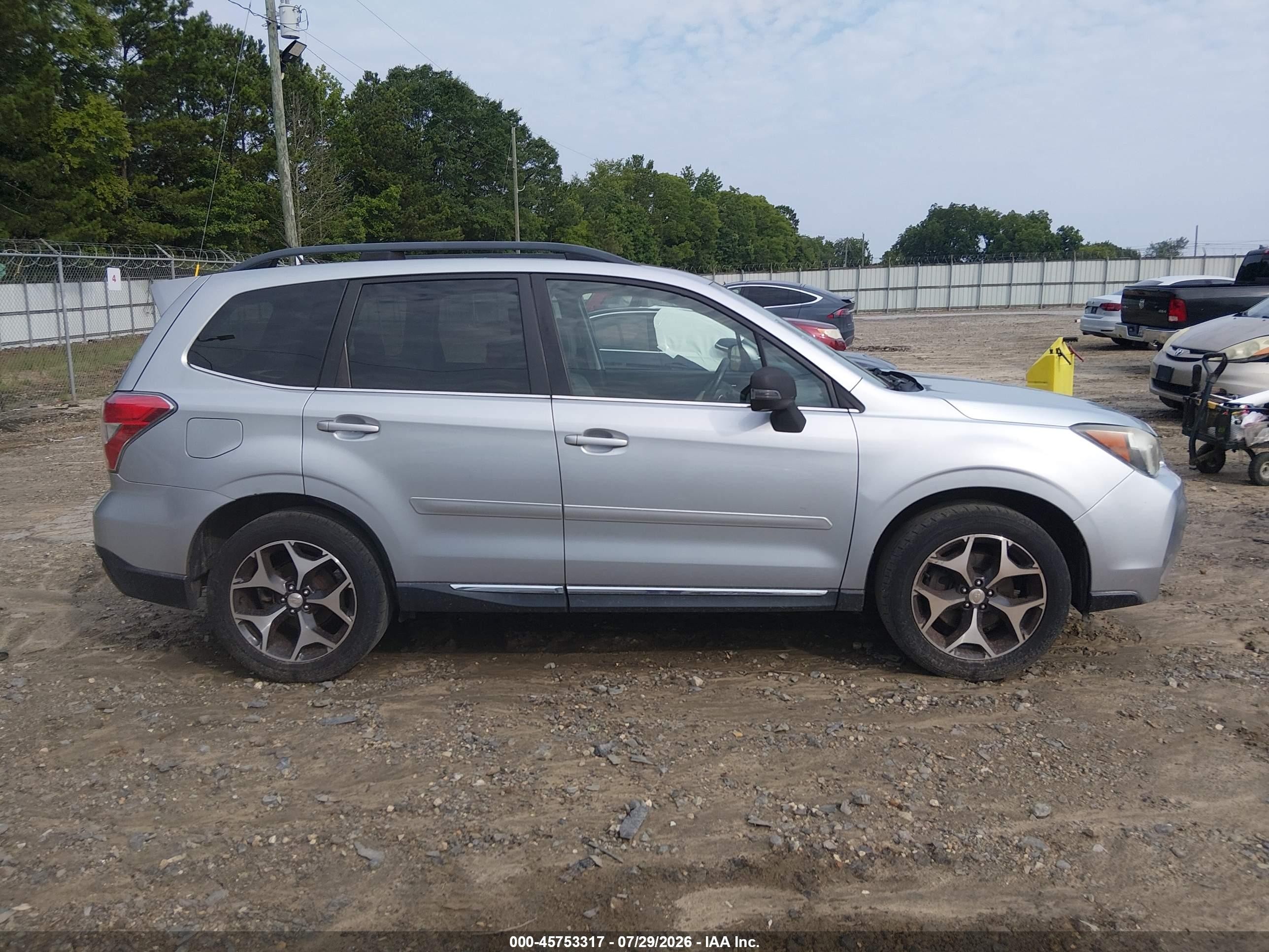 2015 Subaru Forester 2.0xt Touring Silver vin: JF2SJGWC8FH421072