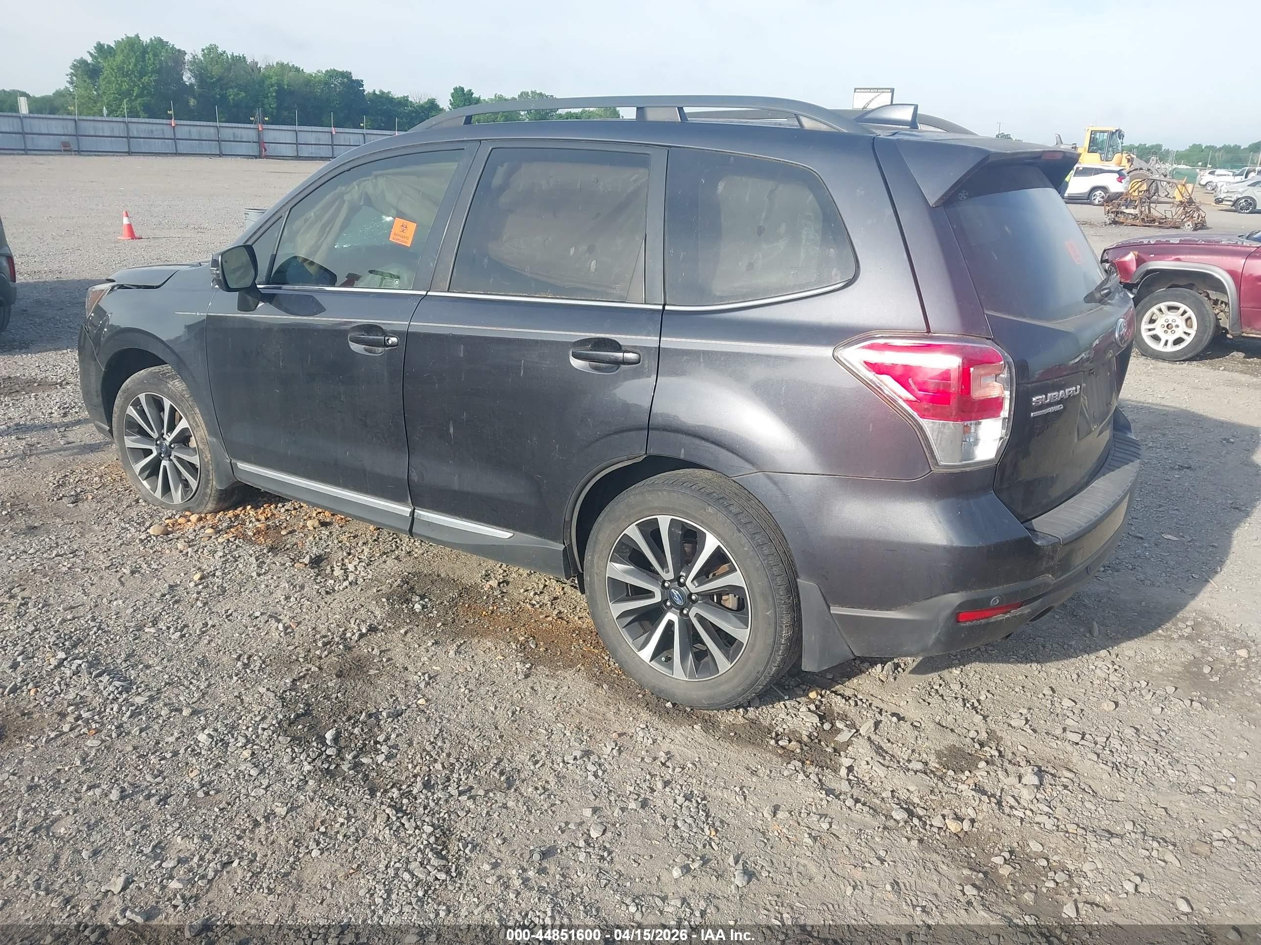 2018 Subaru Forester 2.0xt Touring Gray vin: JF2SJGWC8JH591568