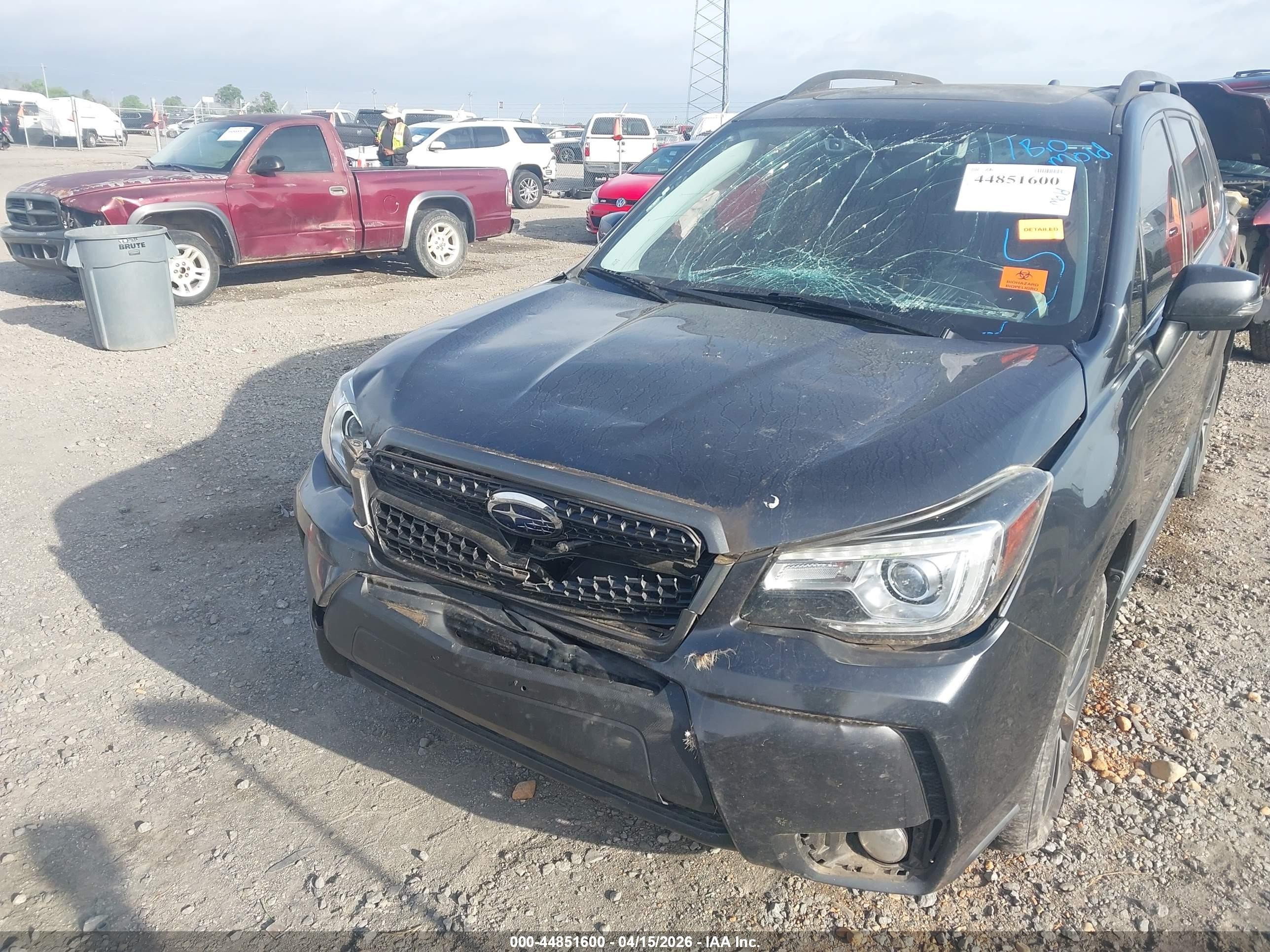 2018 Subaru Forester 2.0xt Touring Gray vin: JF2SJGWC8JH591568
