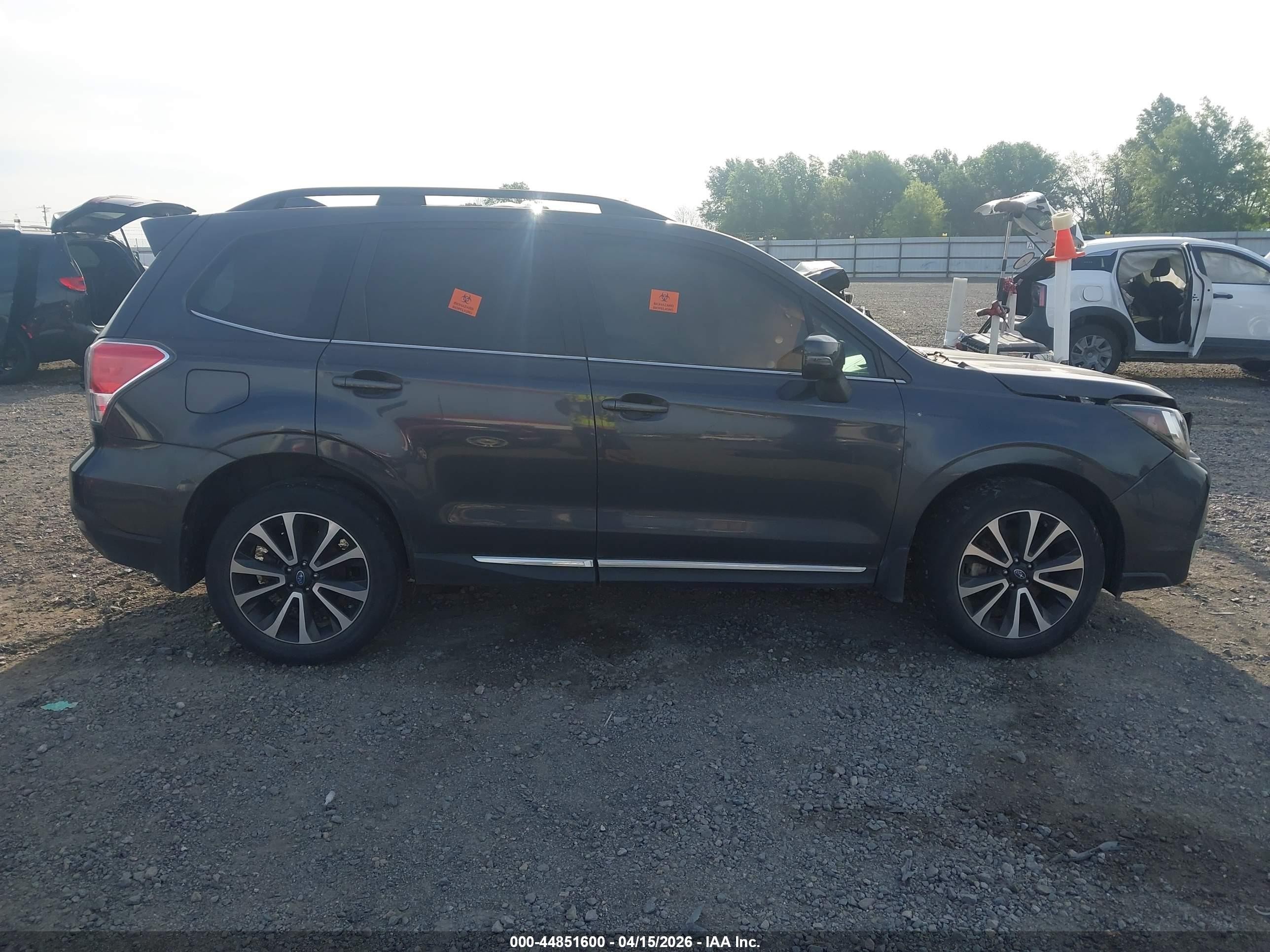 2018 Subaru Forester 2.0xt Touring Gray vin: JF2SJGWC8JH591568