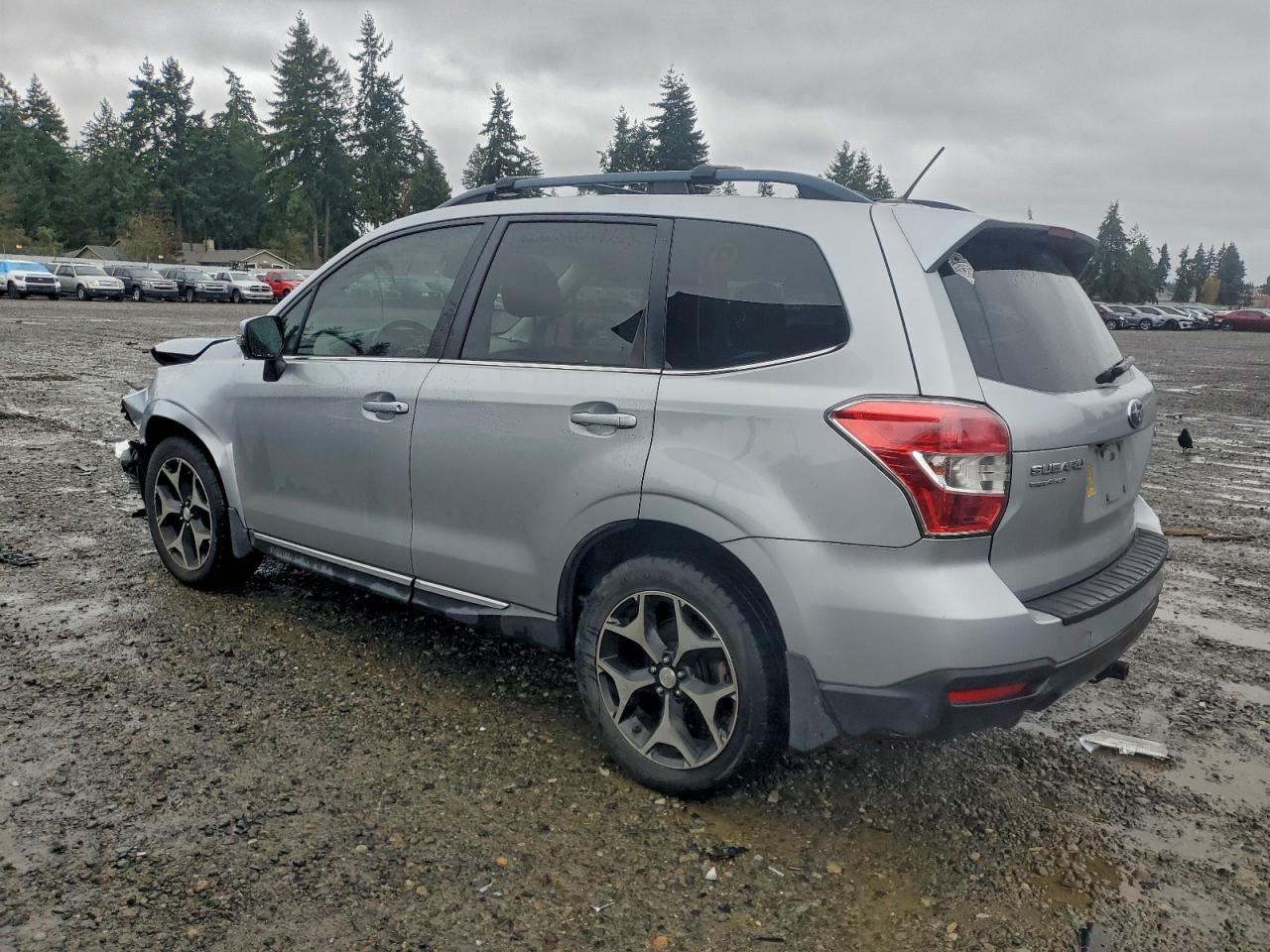 2015 Subaru Forester 2.0xt Touring Silver vin: JF2SJGWC9FH537297