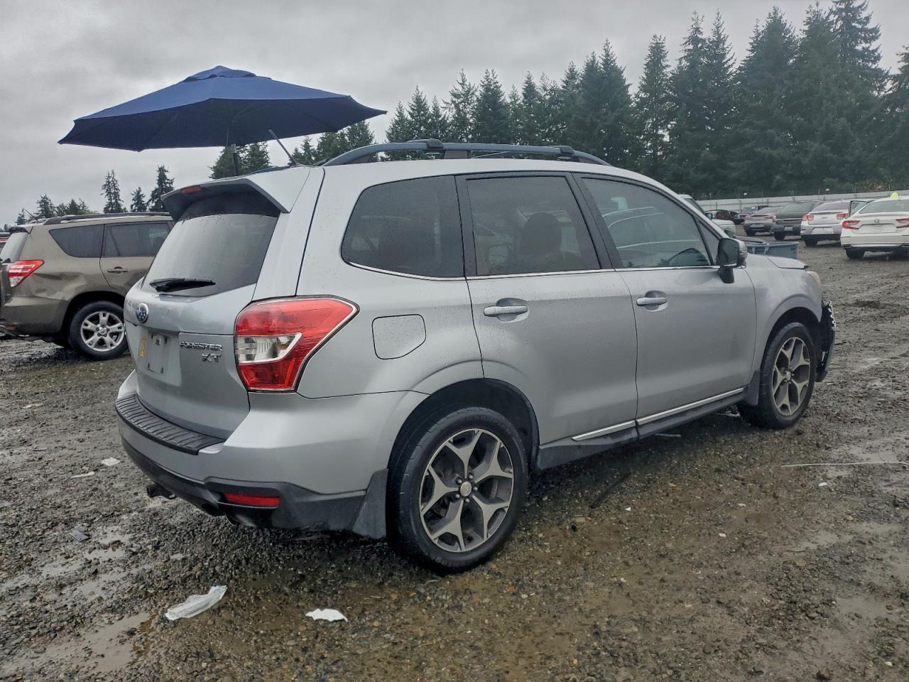 2015 Subaru Forester 2.0xt Touring Silver vin: JF2SJGWC9FH537297