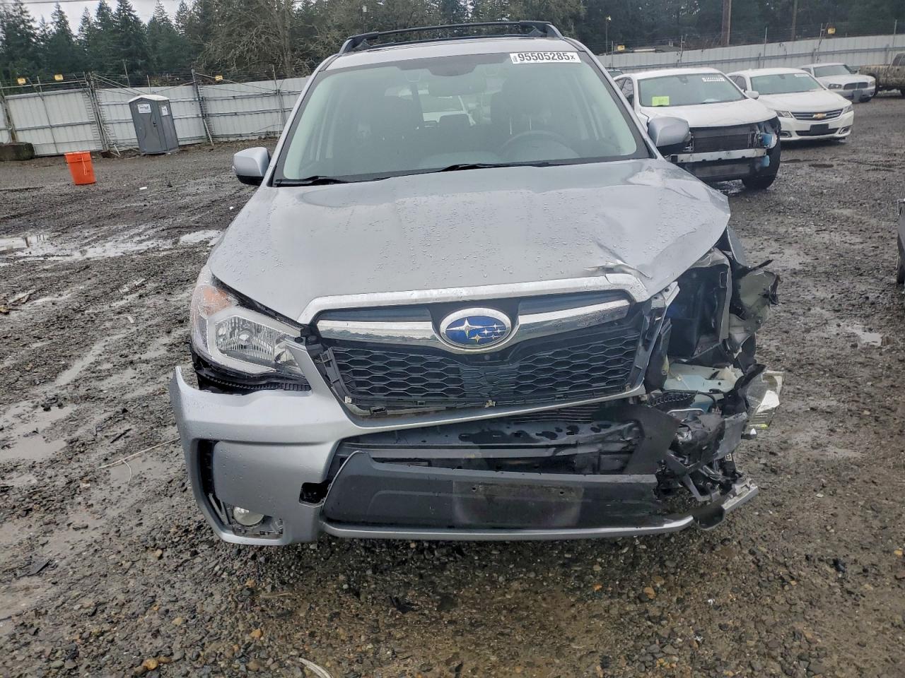 2015 Subaru Forester 2.0xt Touring Silver vin: JF2SJGWC9FH537297
