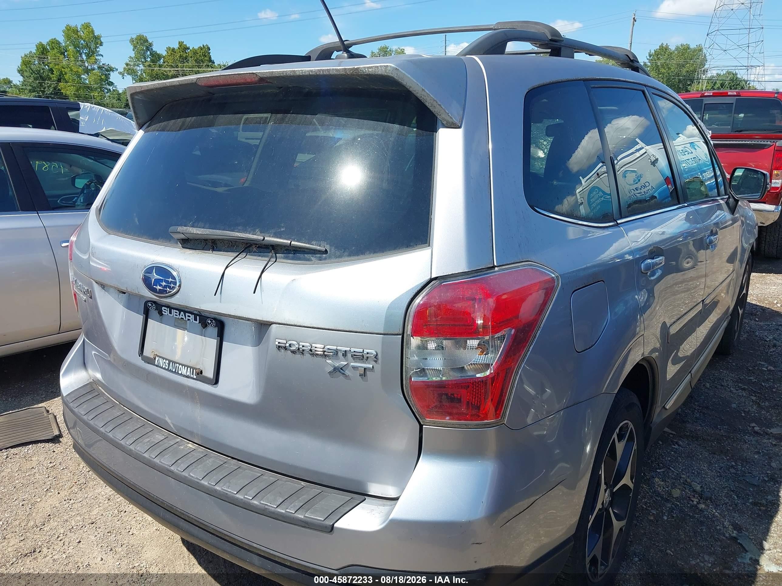 2015 Subaru Forester 2.0xt Touring Silver vin: JF2SJGWCXFH428394