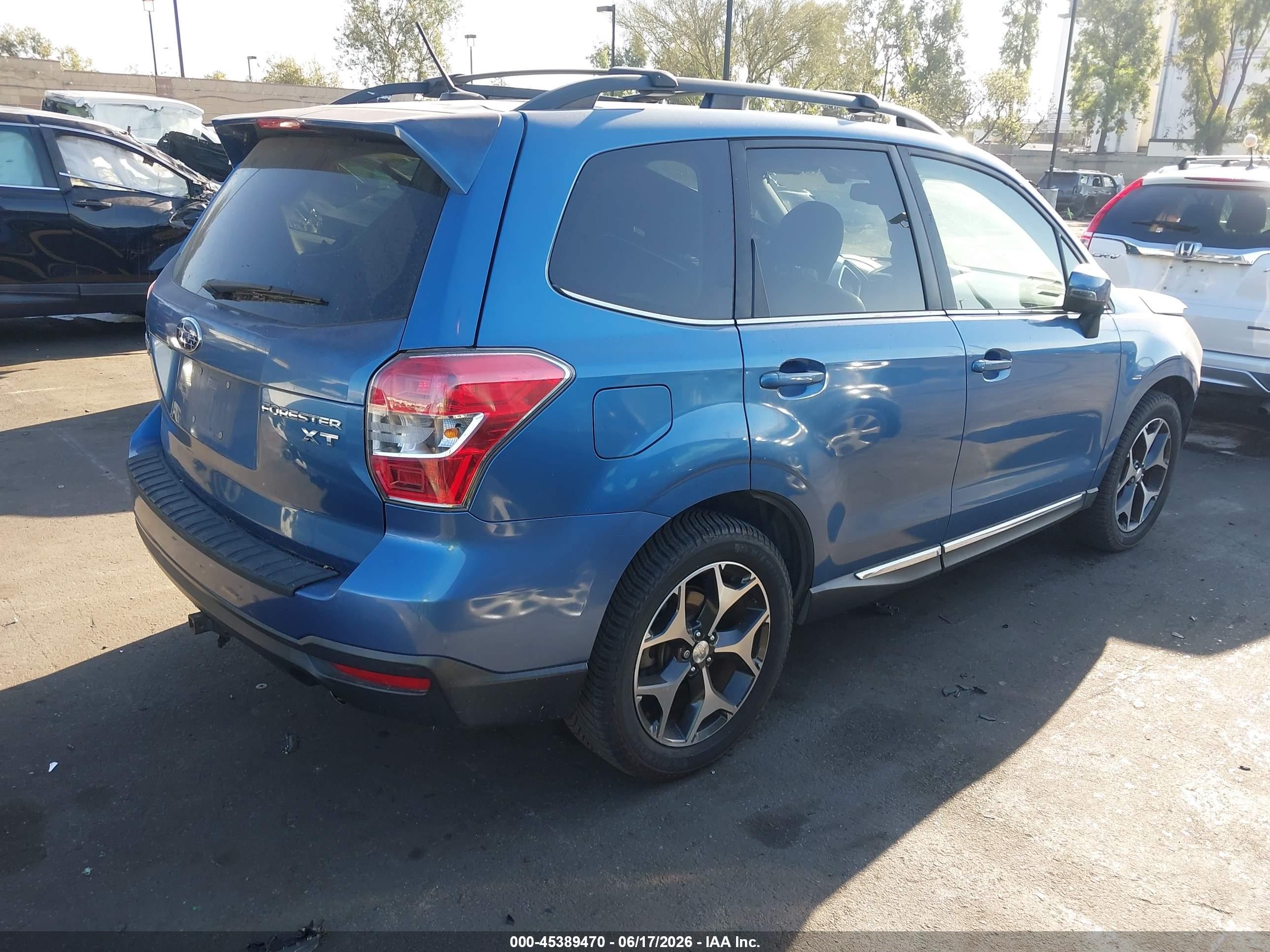 2015 Subaru Forester 2.0xt Touring Синий vin: JF2SJGWCXFH468863