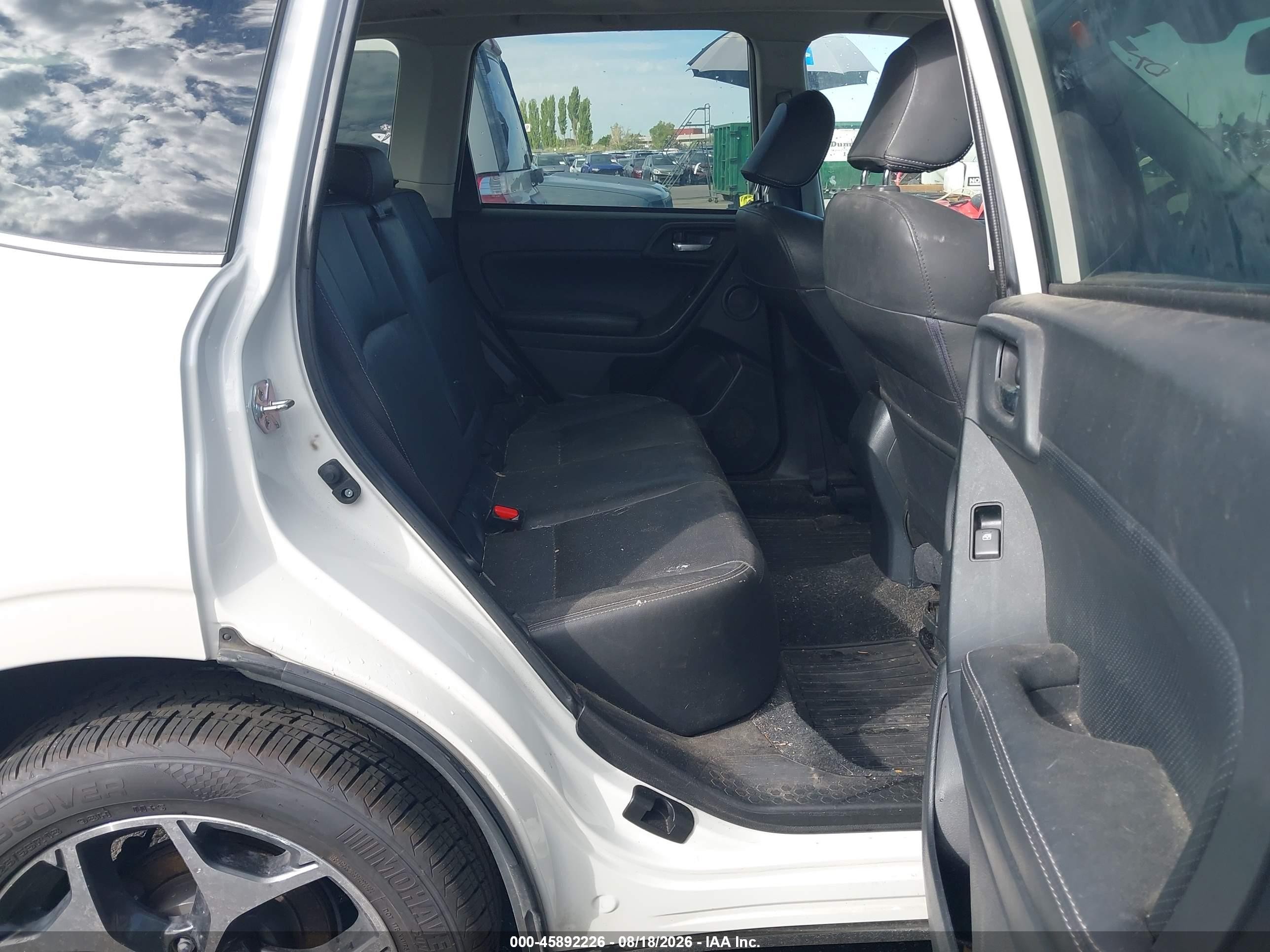 2015 Subaru Forester 2.0xt Touring White vin: JF2SJGWCXFH819156