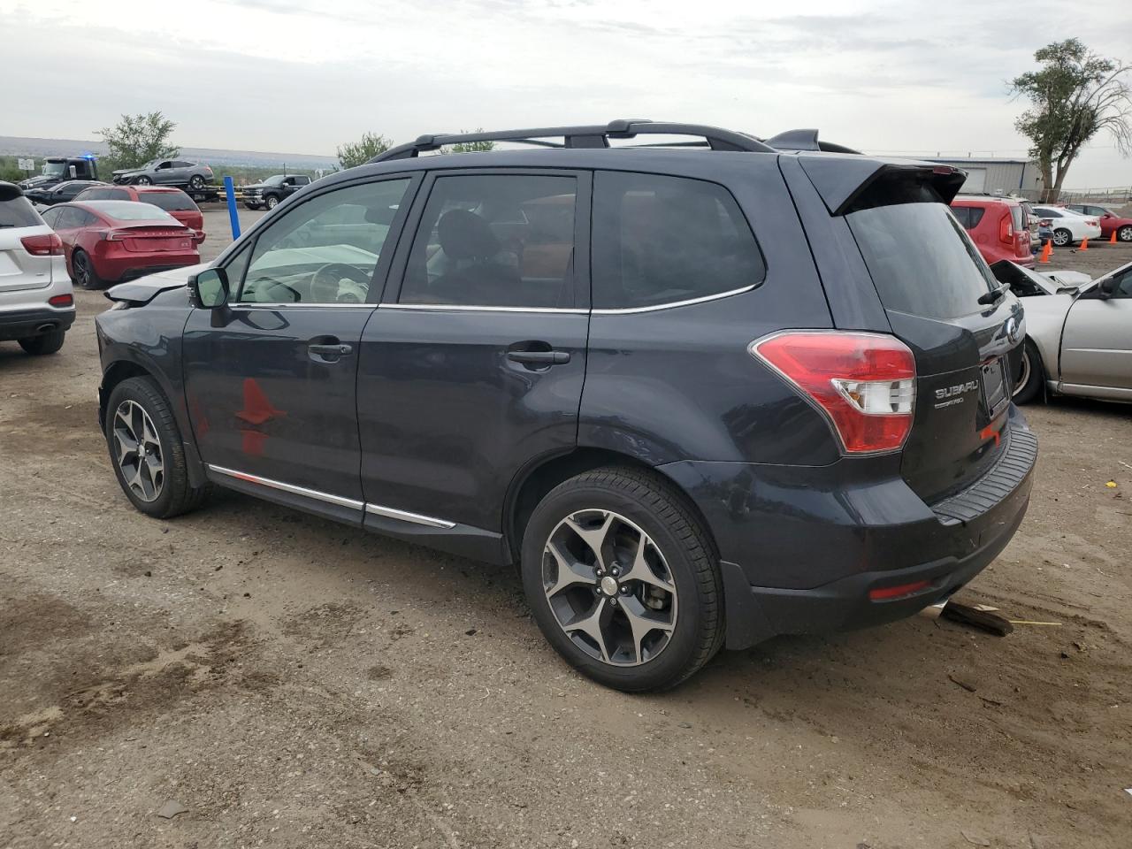 2016 Subaru Forester 2.0xt Touring Gray vin: JF2SJGXCXGH551516