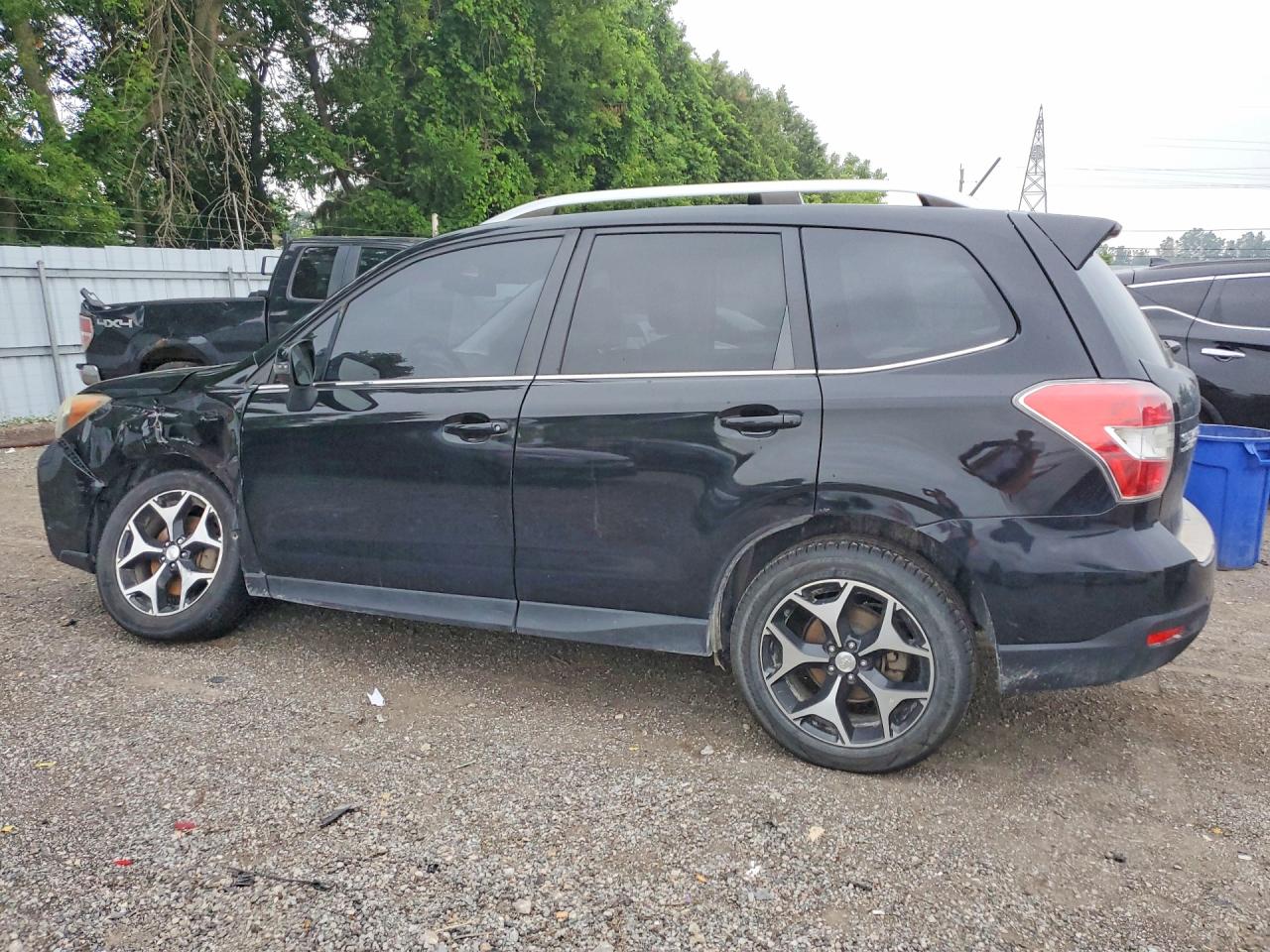 2014 Subaru Forester 2.0xt Touring Black vin: JF2SJHLC5EH465975