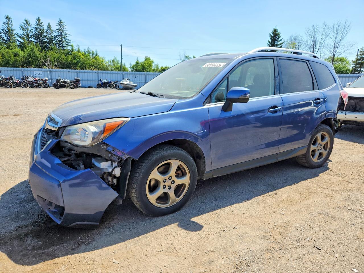 2014 Subaru Forester 2.0xt Touring Blue vin: JF2SJHPC4EH507014
