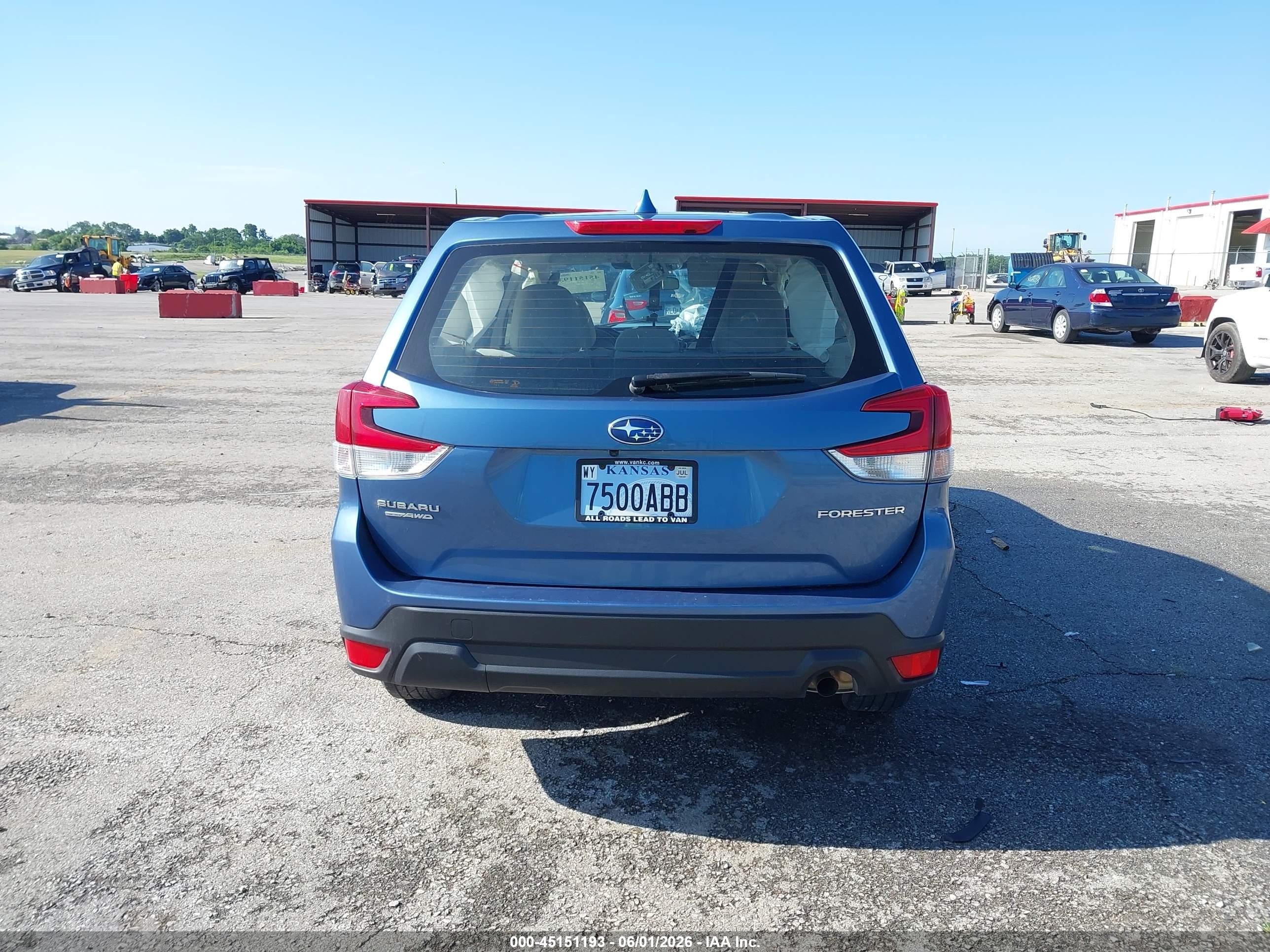 2023 Subaru Forester   Blue vin: JF2SKAAC4PH524797