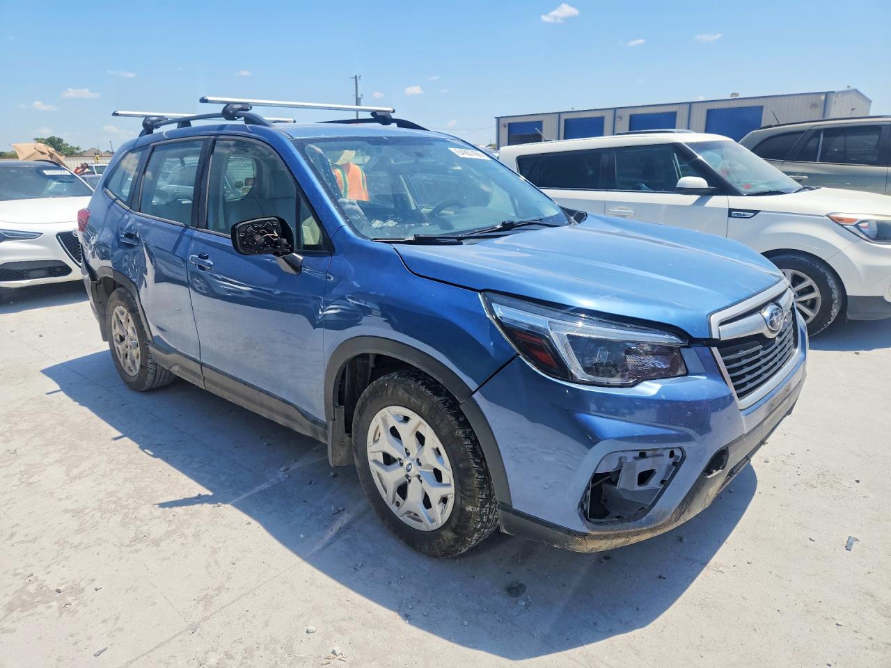 2021 Subaru Forester Blue vin: JF2SKADC4MH519266