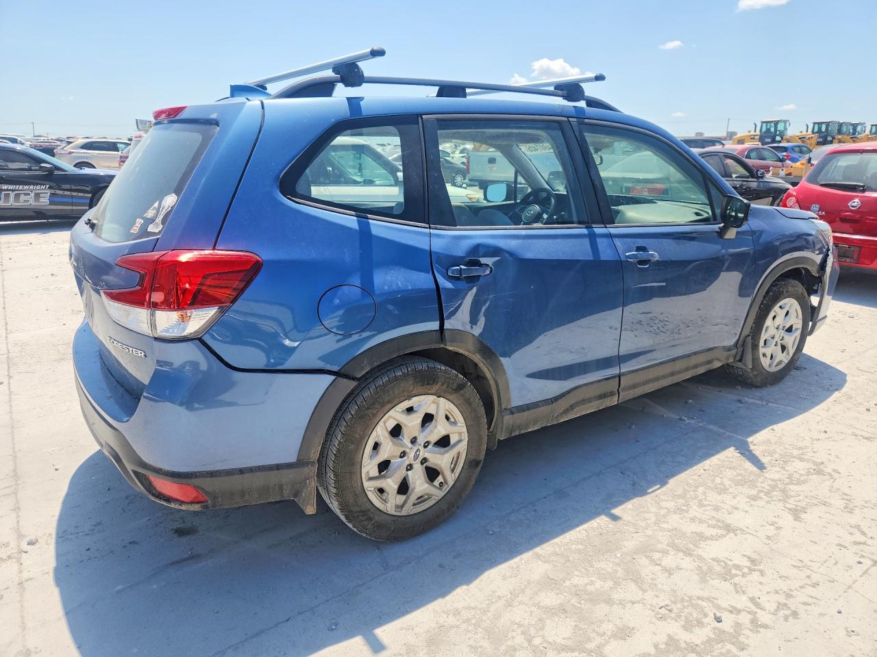 2021 Subaru Forester Blue vin: JF2SKADC4MH519266