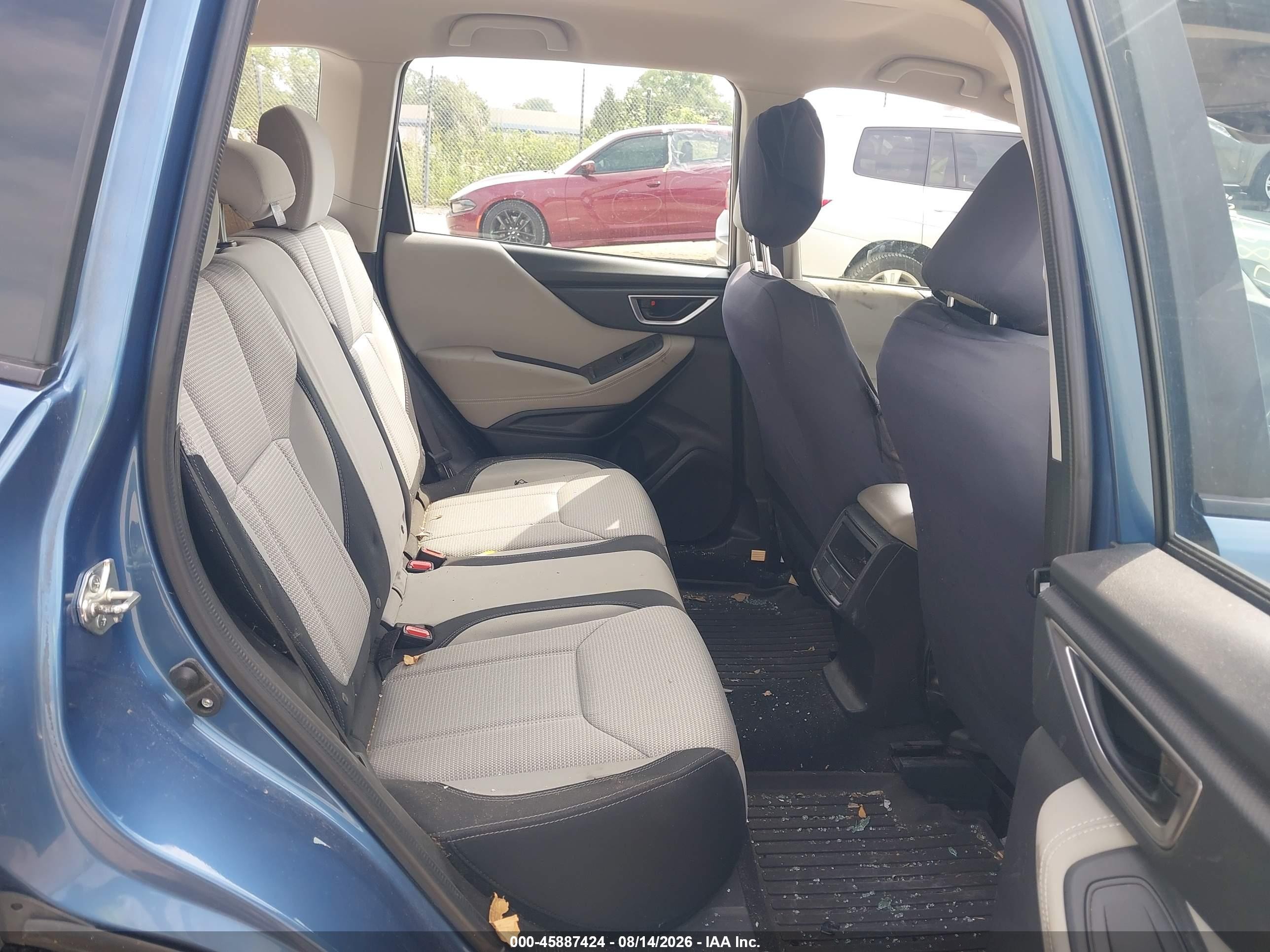 2021 Subaru Forester Blue vin: JF2SKADC7MH485582