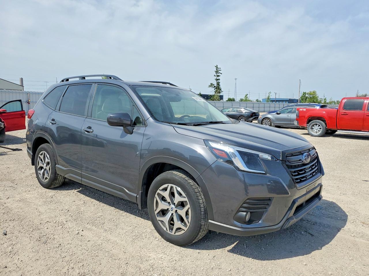 2023 Subaru Forester Premium Gray vin: JF2SKAEC5PH450882