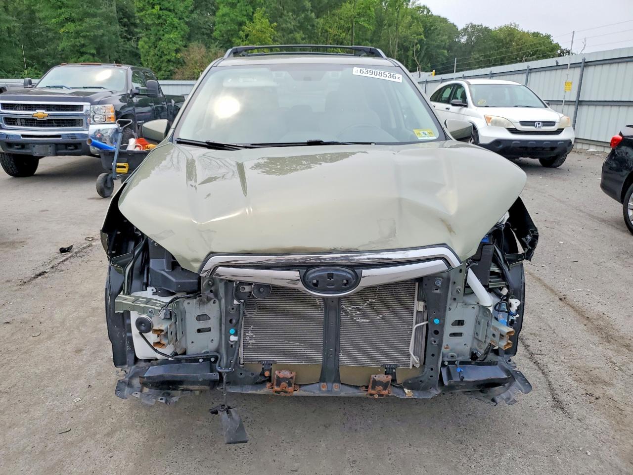 2019 Subaru Forester Premium Зеленый vin: JF2SKAEC6KH430052