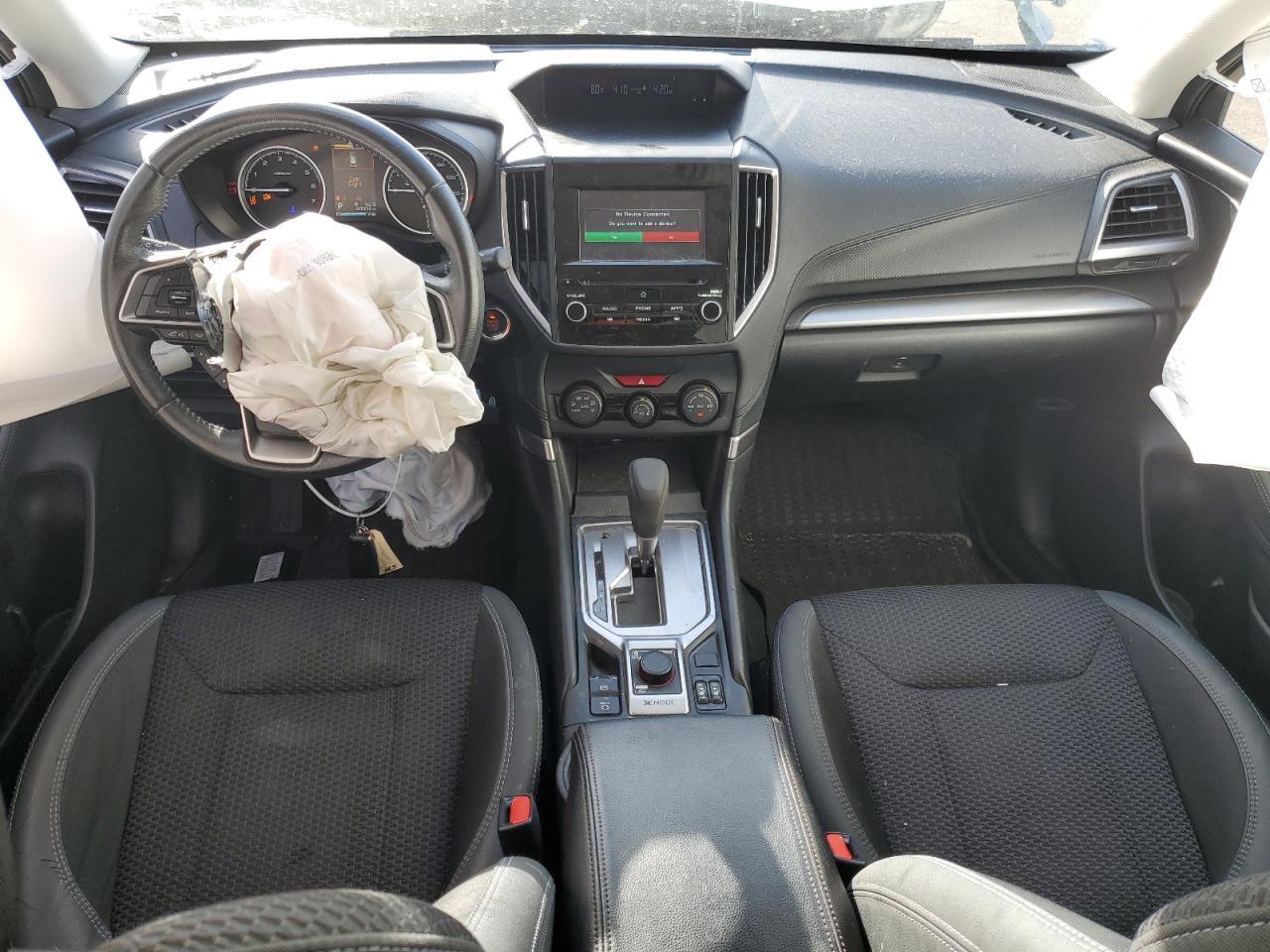 2021 Subaru Forester Premium White vin: JF2SKAFC3MH456920