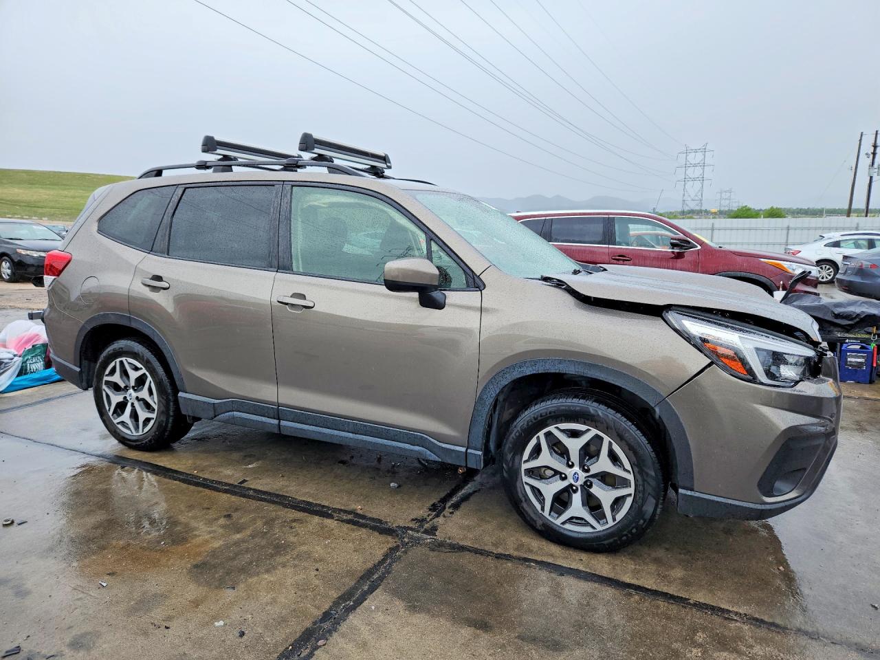 2021 Subaru Forester Premium Brown vin: JF2SKAFC6MH459777