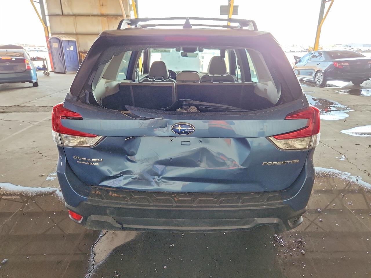2021 Subaru Forester Premium Blue vin: JF2SKAFC8MH566183