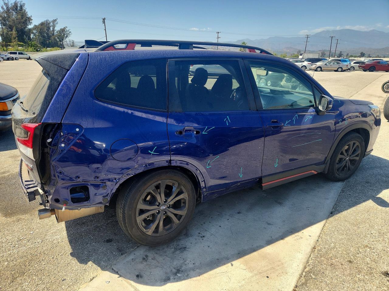 2024 Subaru Forester Sport Blue vin: JF2SKAGC1RH476671