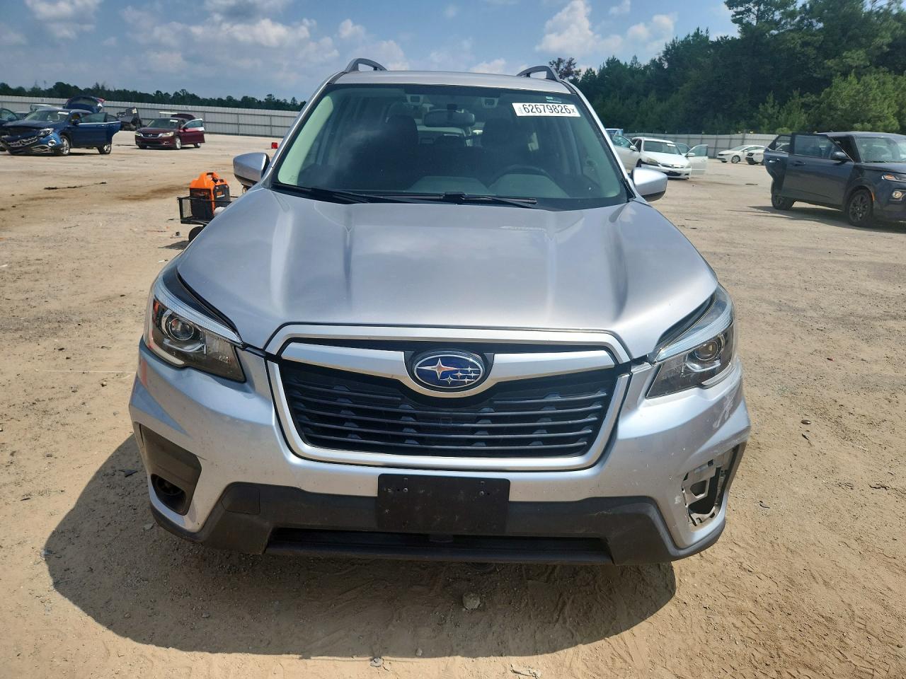 2020 Subaru Forester Premium Silver vin: JF2SKAGC3LH561907