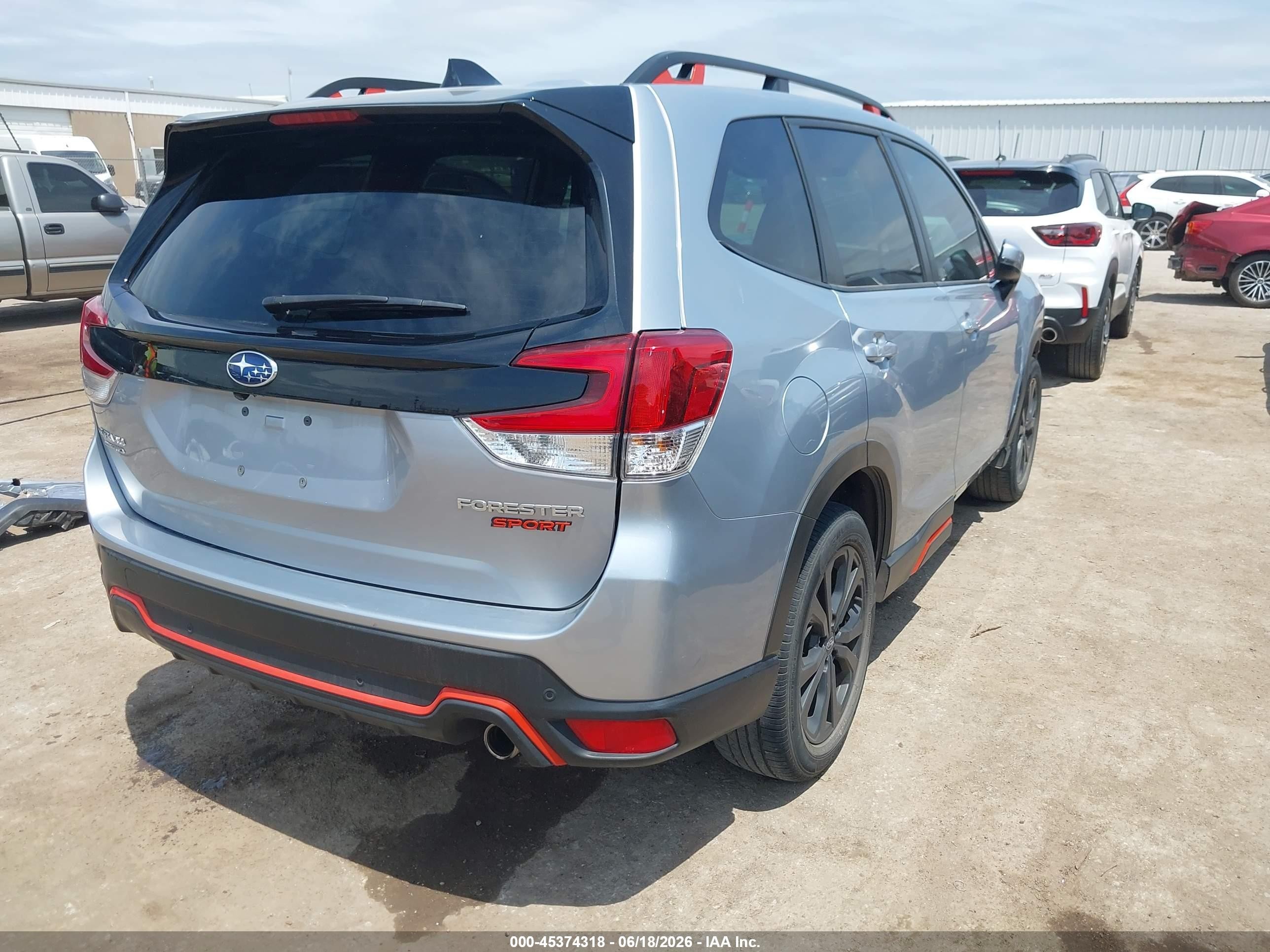 2024 Subaru Forester Sport Silver vin: JF2SKAGC5RH450607