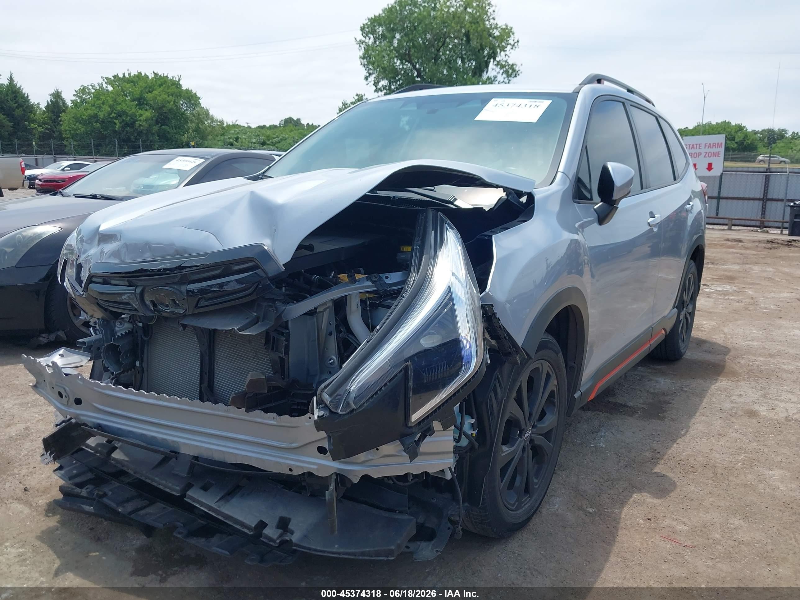 2024 Subaru Forester Sport Silver vin: JF2SKAGC5RH450607