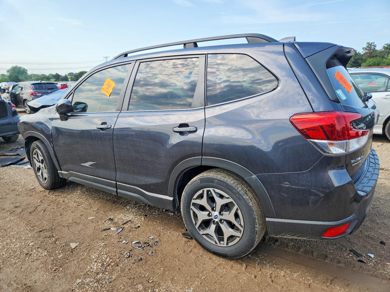 2019 Subaru Forester Premium Угольный vin: JF2SKAGC7KH450162