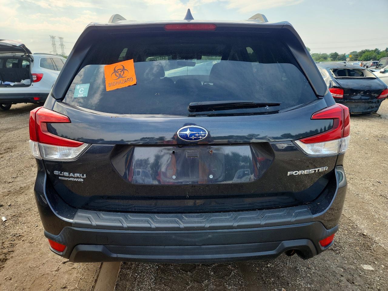 2019 Subaru Forester Premium Угольный vin: JF2SKAGC7KH450162