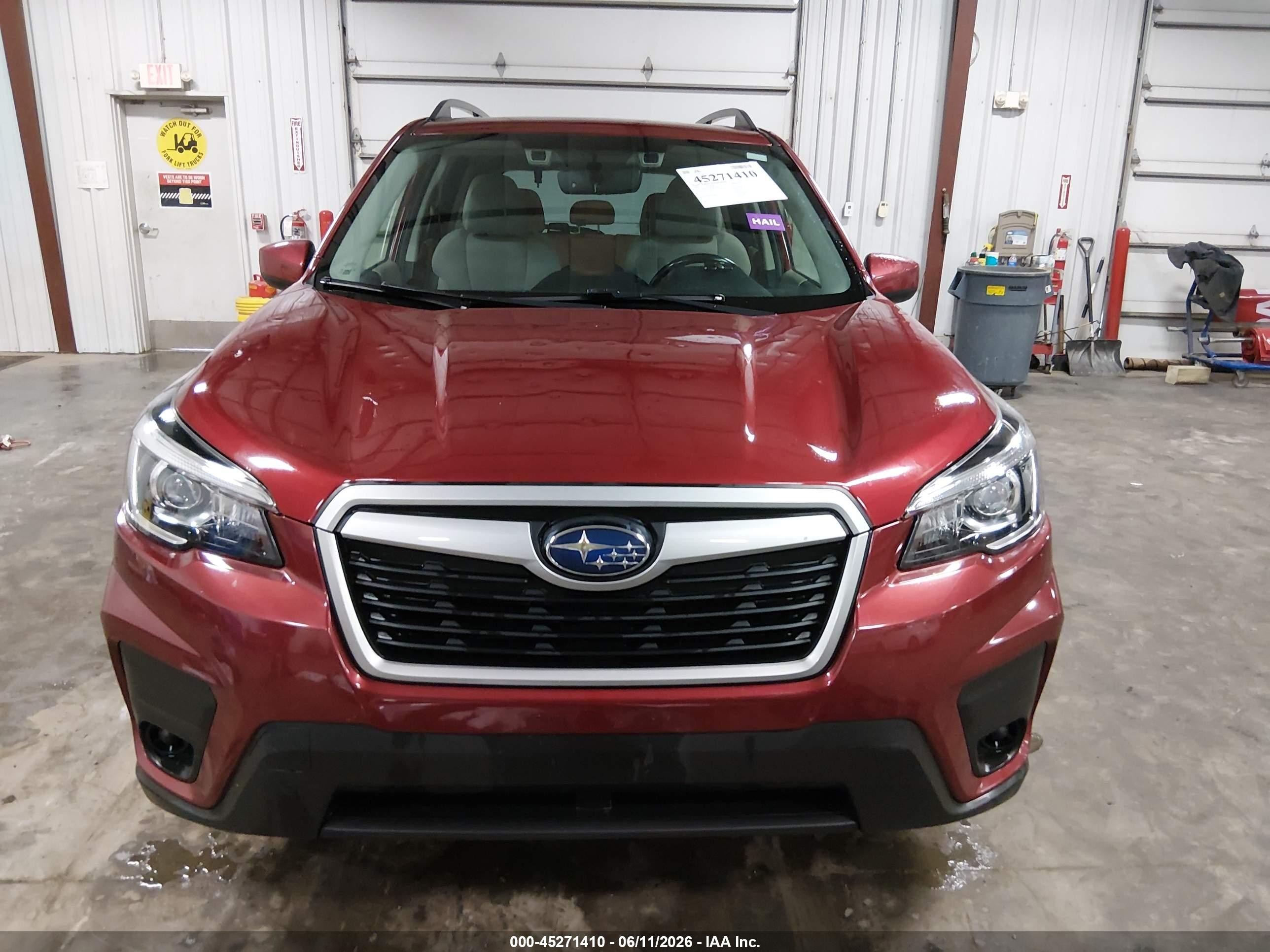 2019 Subaru Forester Premium Red vin: JF2SKAGC8KH409958