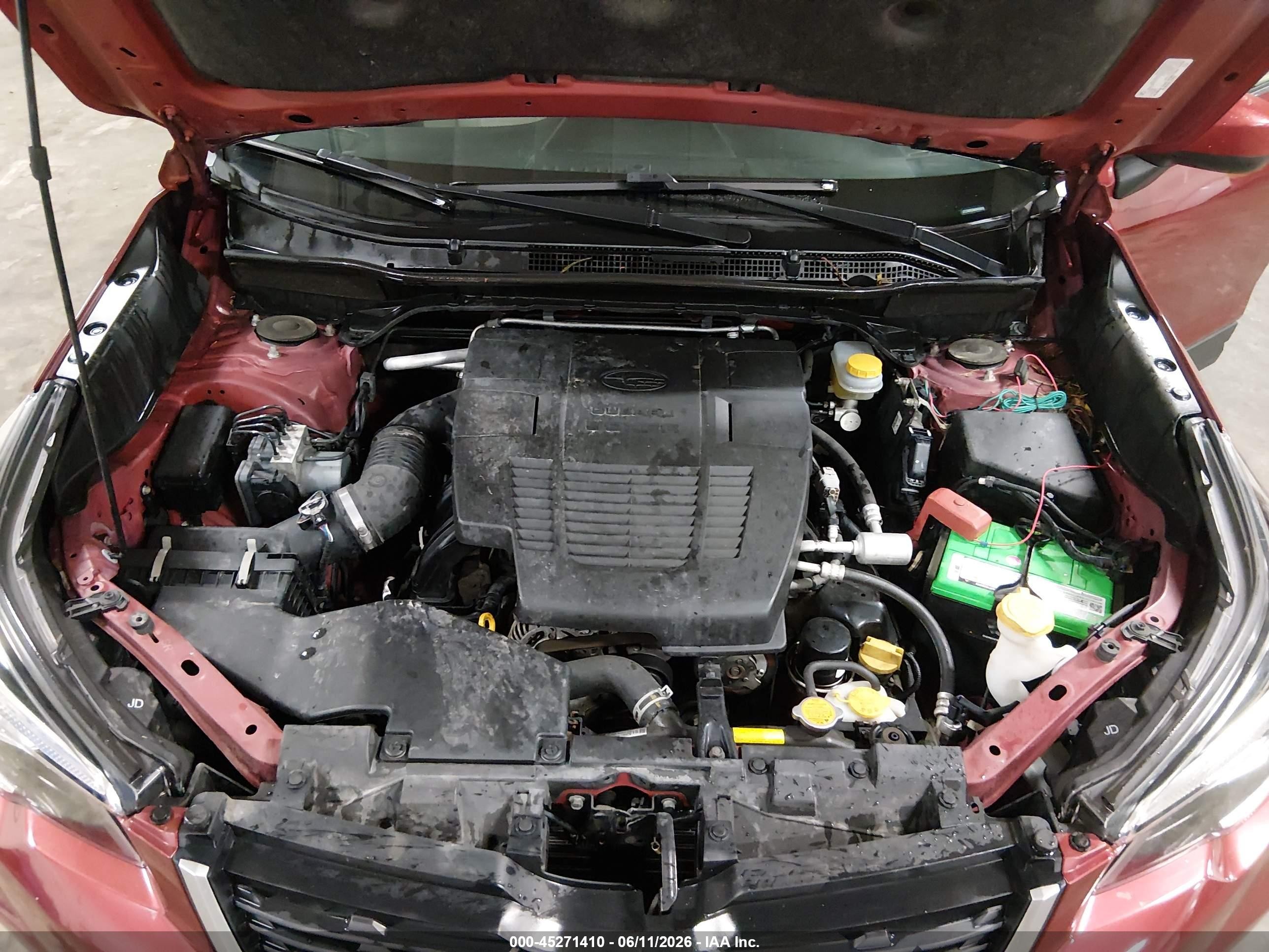 2019 Subaru Forester Premium Red vin: JF2SKAGC8KH409958