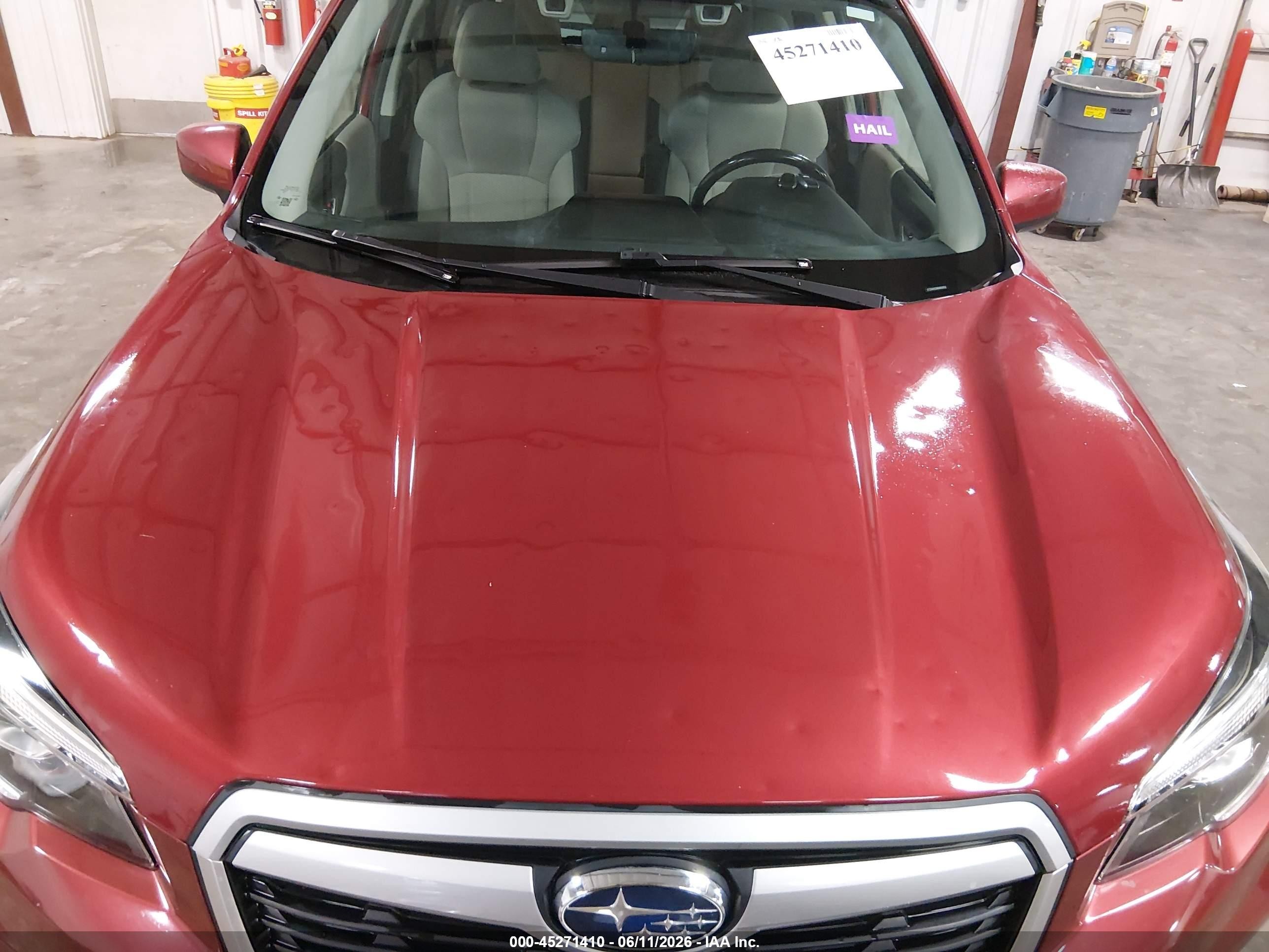 2019 Subaru Forester Premium Red vin: JF2SKAGC8KH409958
