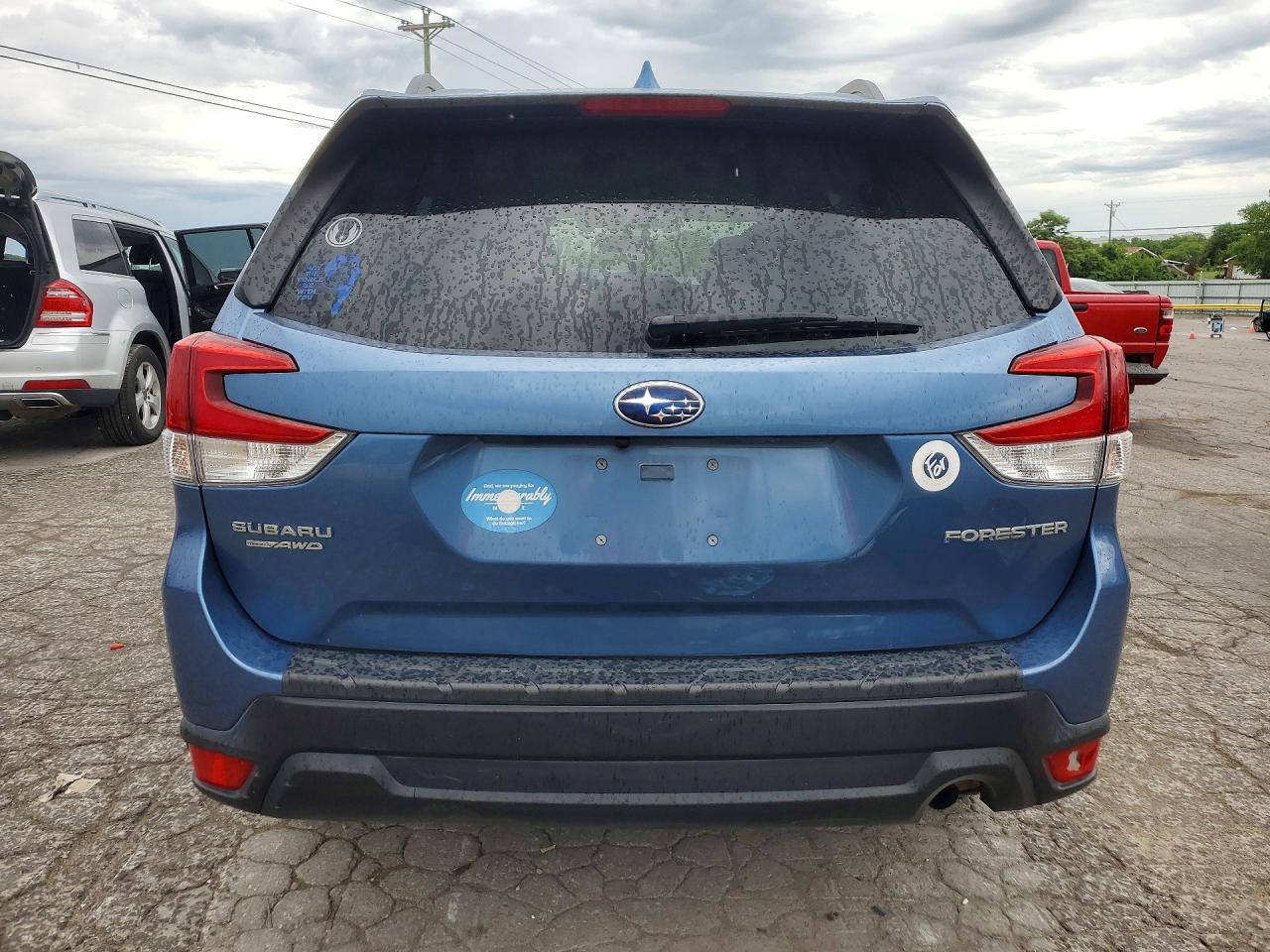 2021 Subaru Forester Premium Blue vin: JF2SKAJC1MH408226