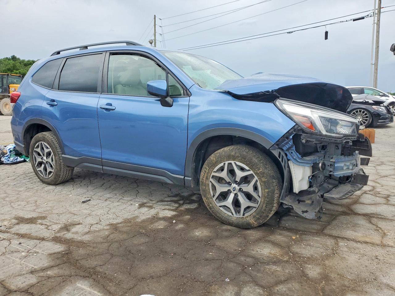 2021 Subaru Forester Premium Blue vin: JF2SKAJC1MH408226