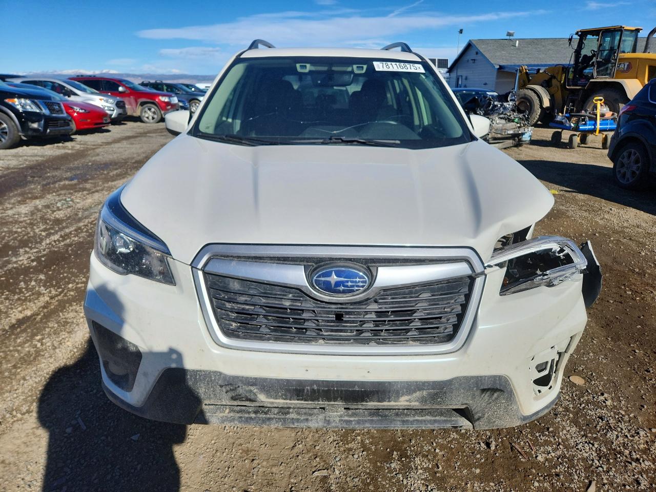 2021 Subaru Forester Premium White vin: JF2SKAJC2MH453871