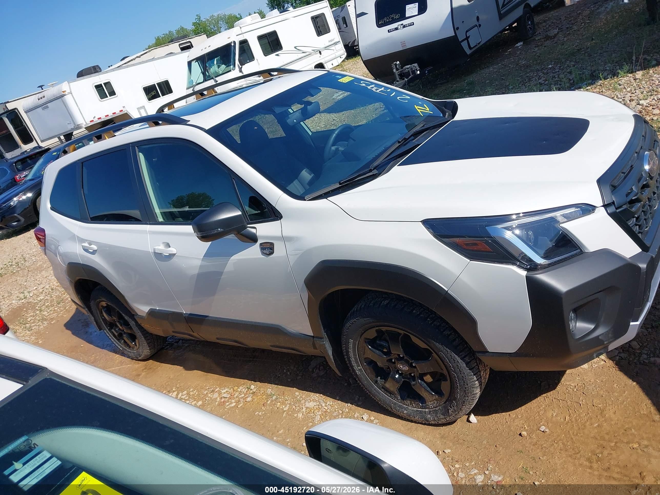 2024 Subaru Forester Wilderness White vin: JF2SKAJC3RH521957