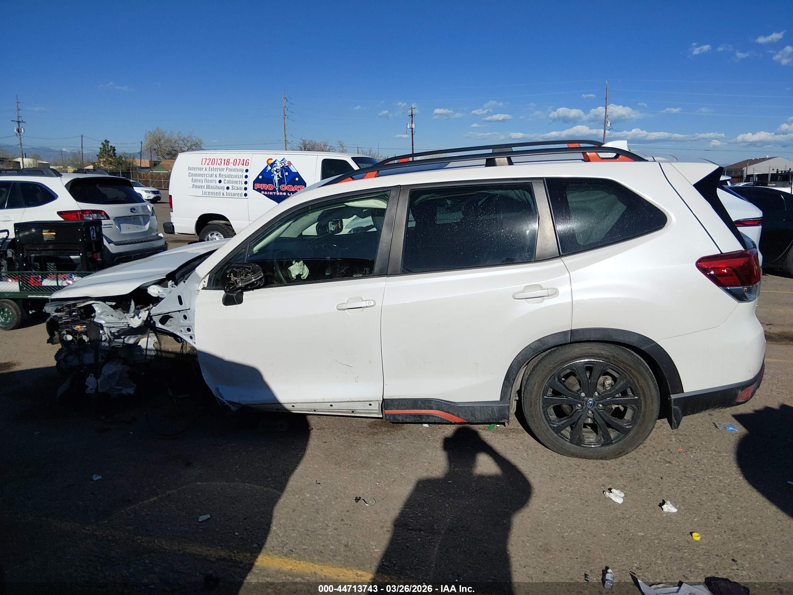 2022 Subaru Forester Sport White vin: JF2SKAJC5NH506967