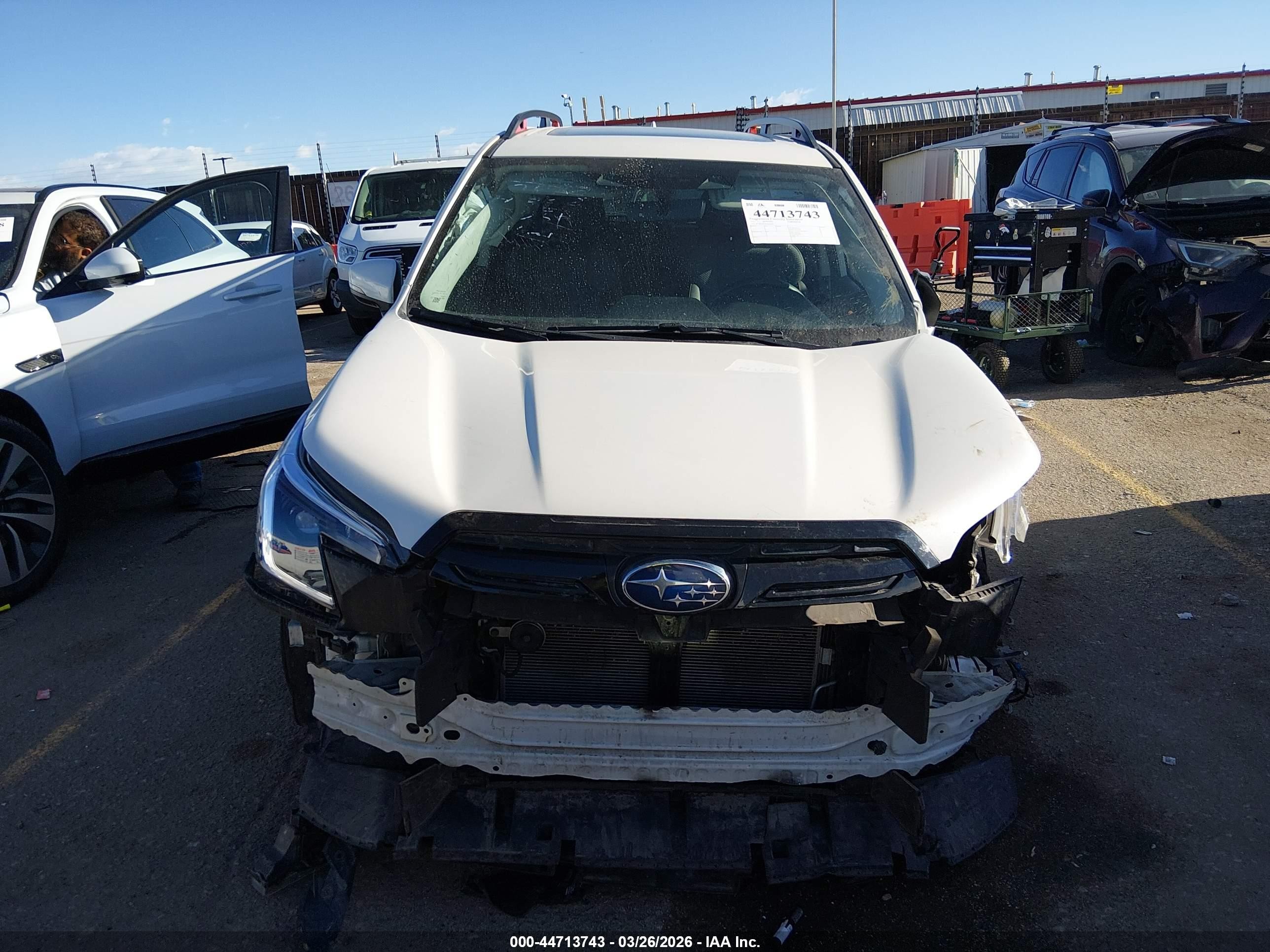 2022 Subaru Forester Sport White vin: JF2SKAJC5NH506967