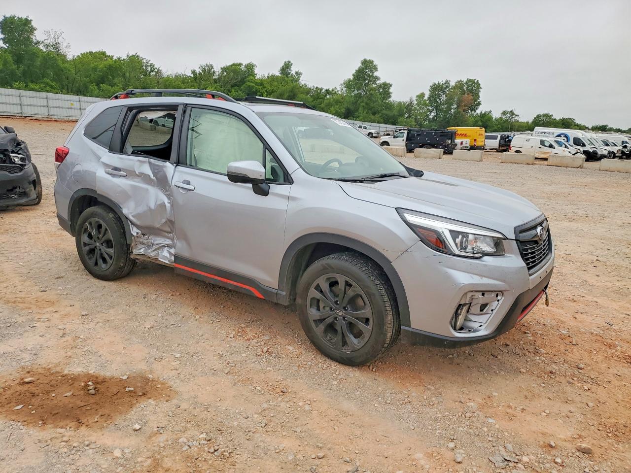 2020 Subaru Forester Sport Silver vin: JF2SKALC4LH549660