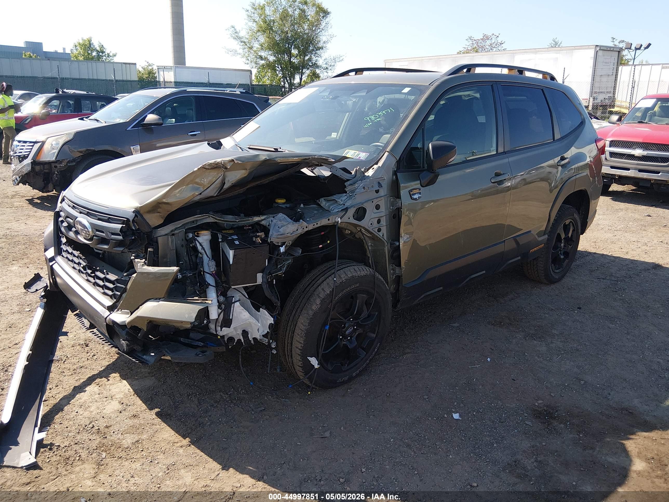 2022 Subaru Forester Wilderness Green vin: JF2SKAMC4NH515719
