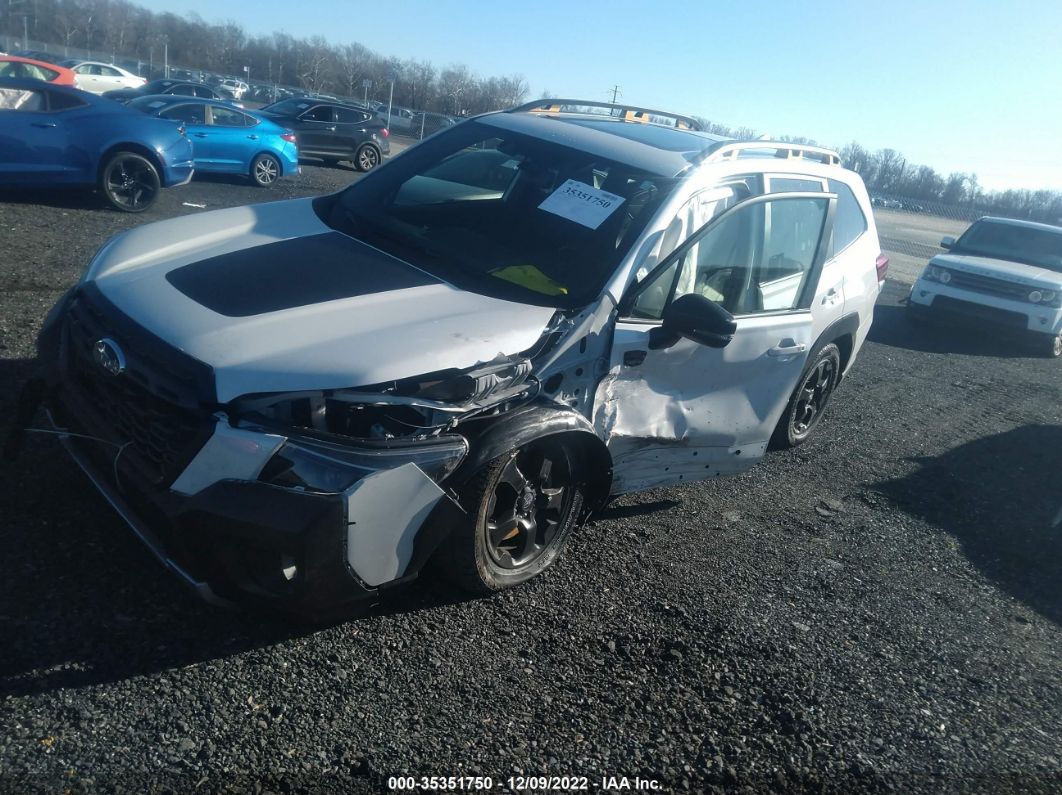 2022 Subaru Forester Wilderness White vin: JF2SKAMC8NH432424