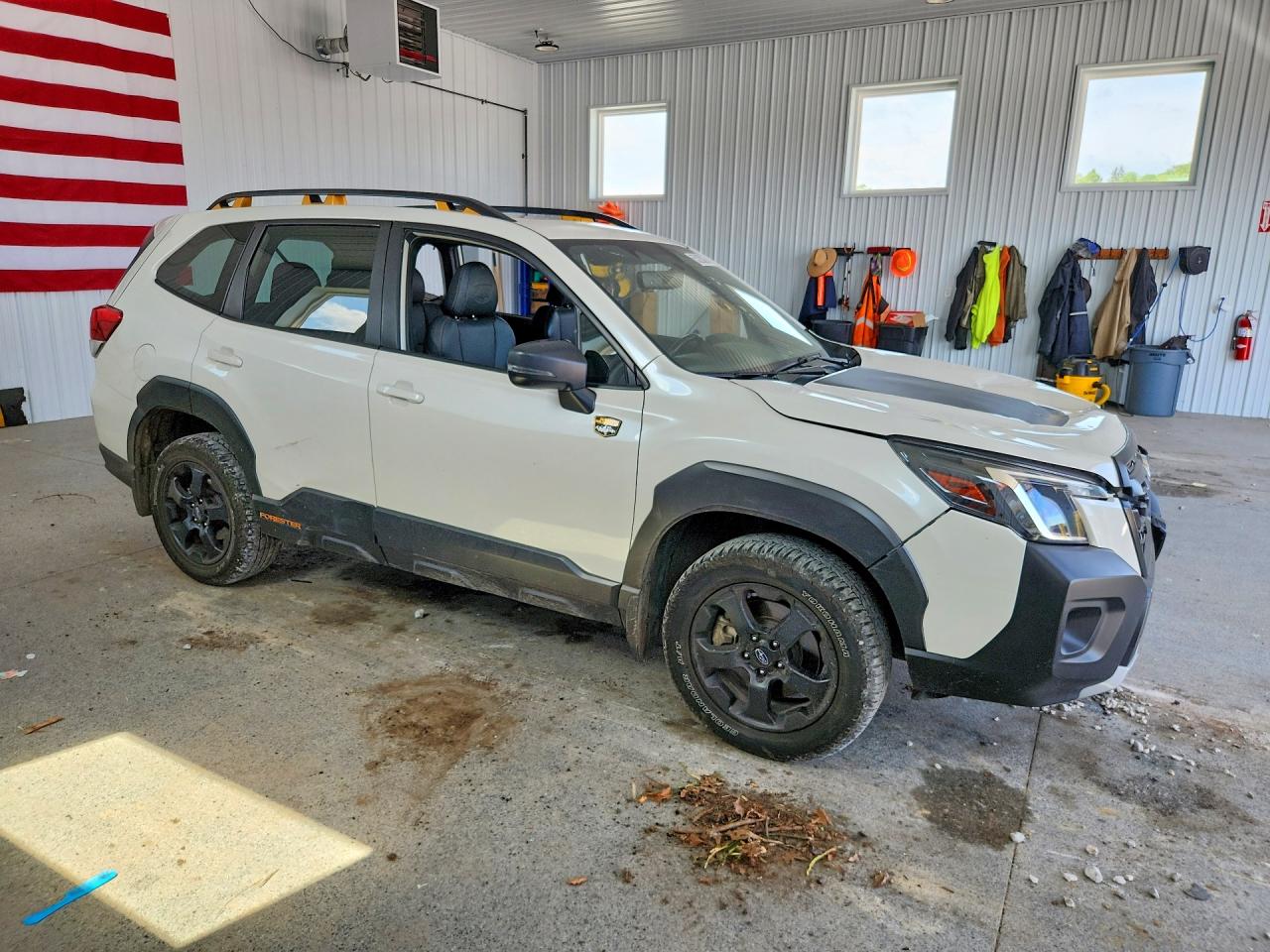 2022 Subaru Forester Wilderness White vin: JF2SKAMCXNH498067