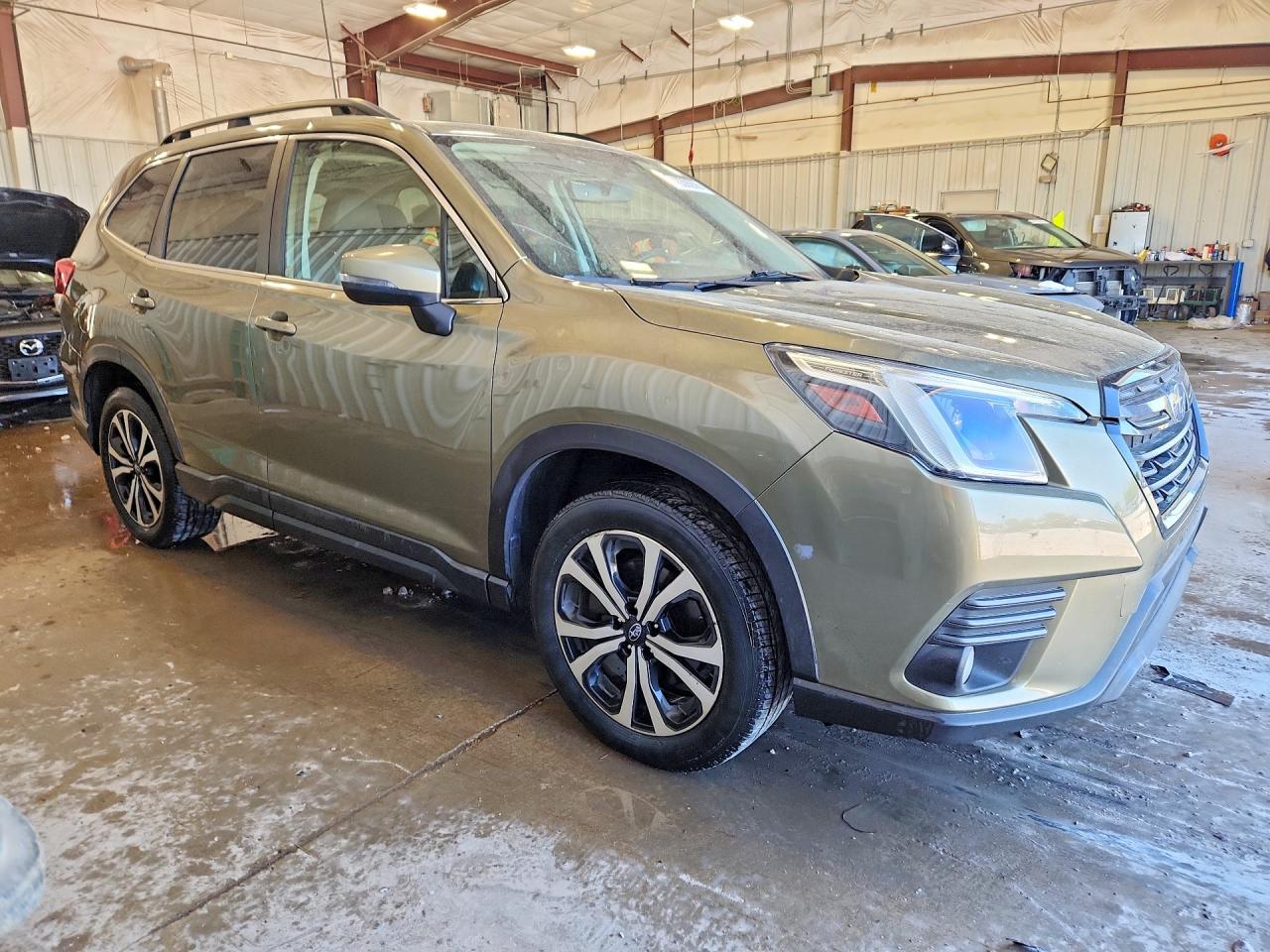 2023 Subaru Forester Limited Green vin: JF2SKAPC5PH484978